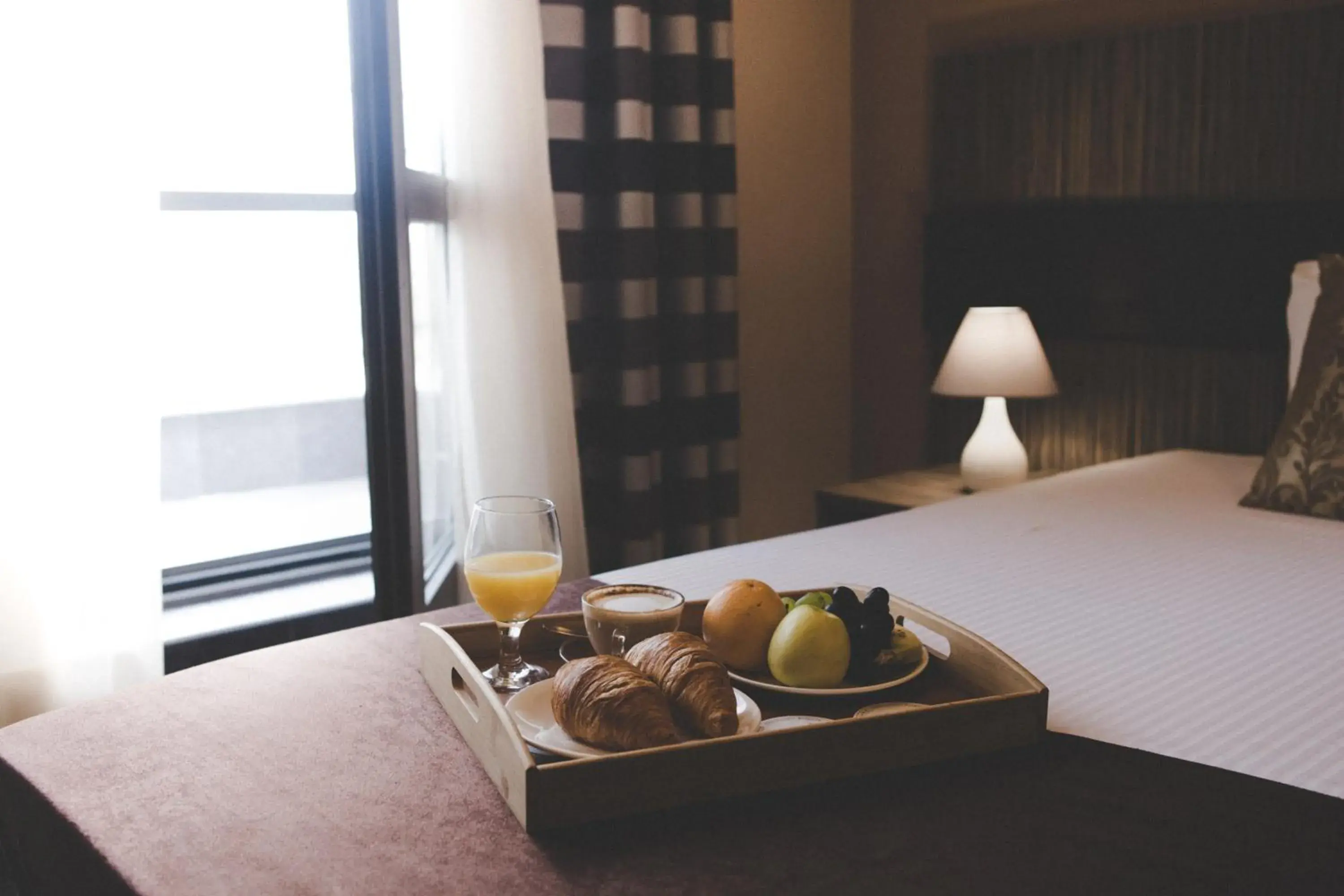 Food close-up, Bed in Plaza Hotel Plovdiv - Free Parking Food close-up, Bed in Plaza Hotel Plovdiv - Free Parking