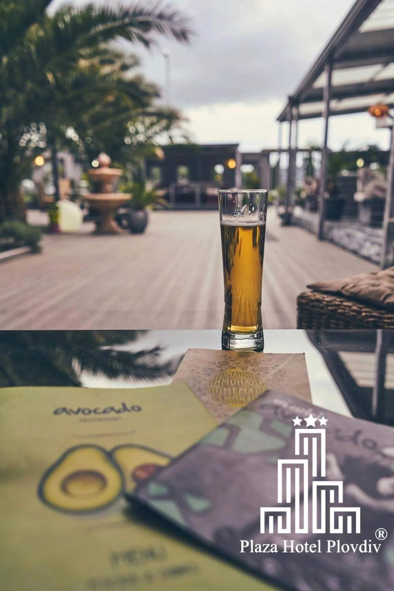 Garden in Plaza Hotel Plovdiv - Free Parking