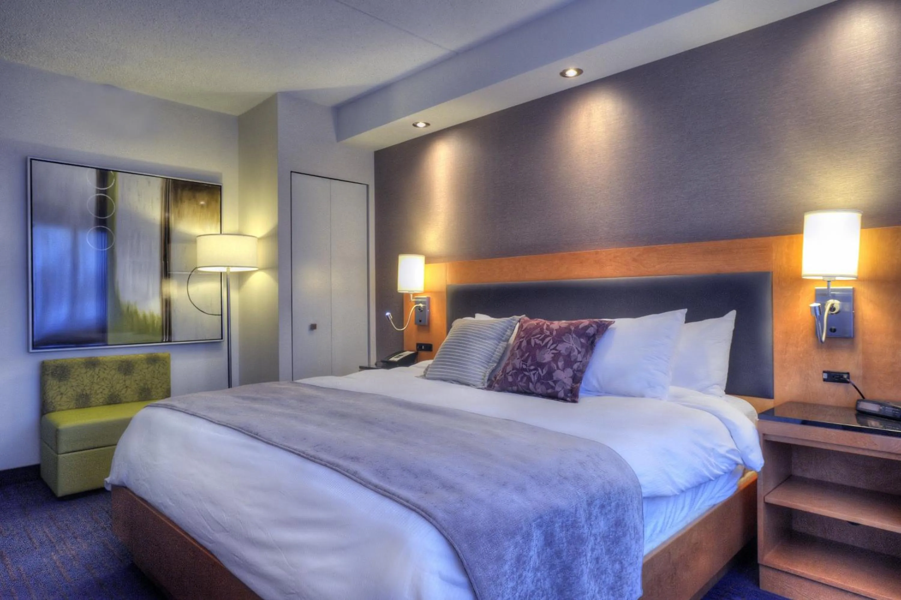 Bed in Hotel Forestel