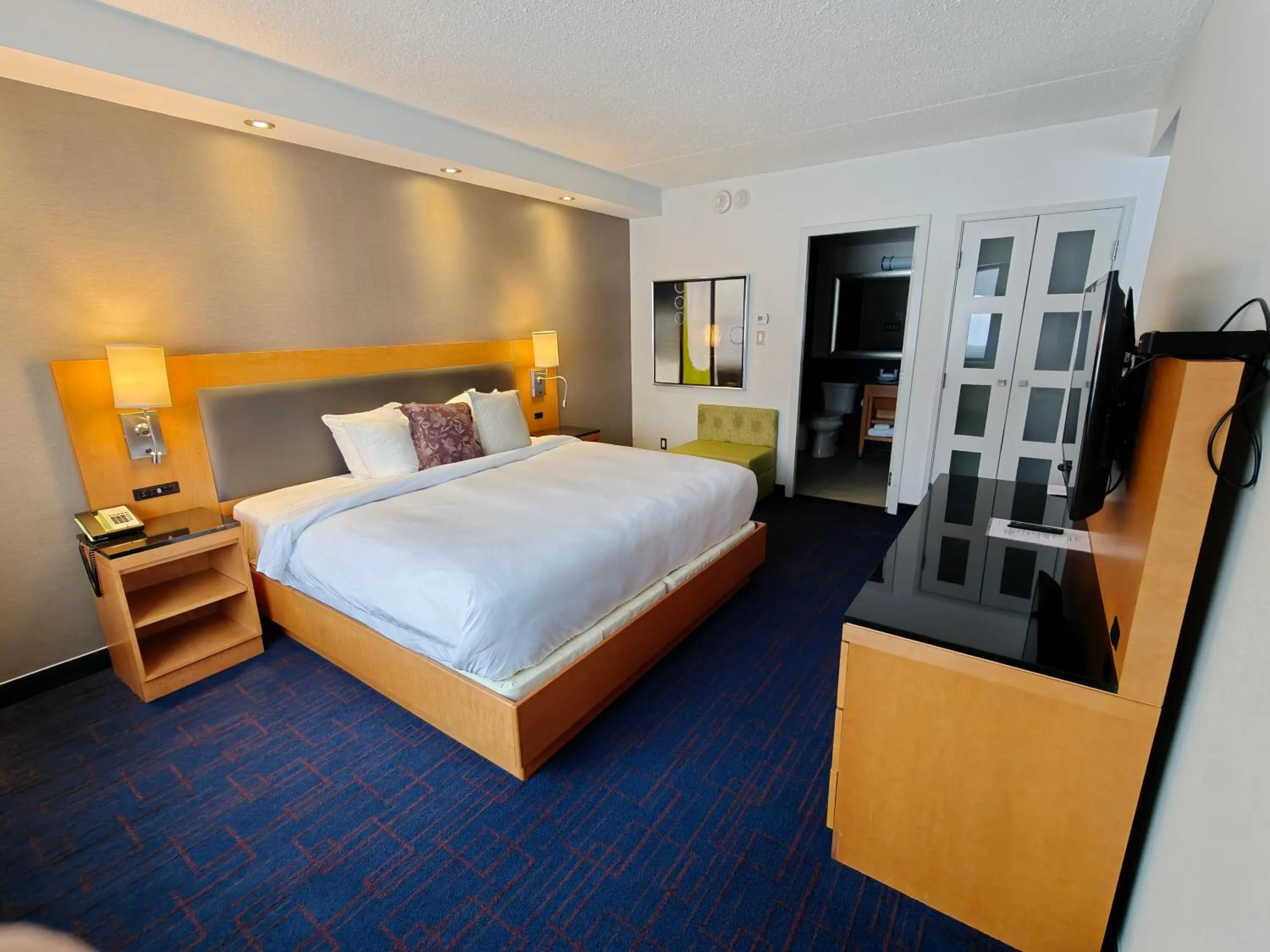 Bed in Hotel Forestel