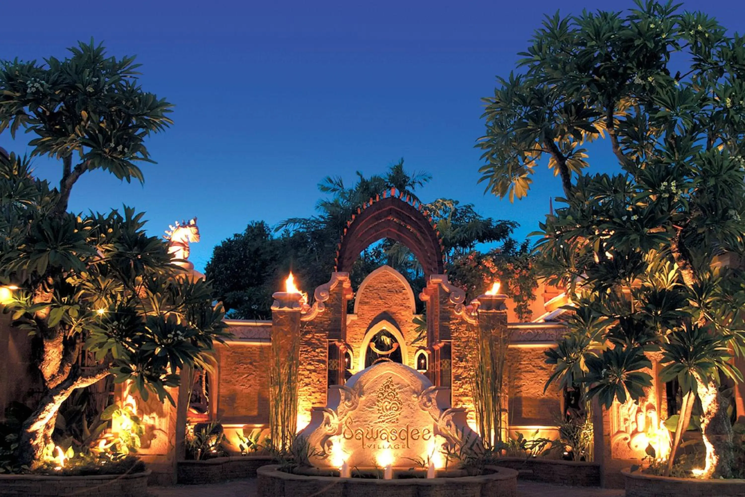 Facade/entrance in Sawasdee Village Facade/entrance in Sawasdee Village