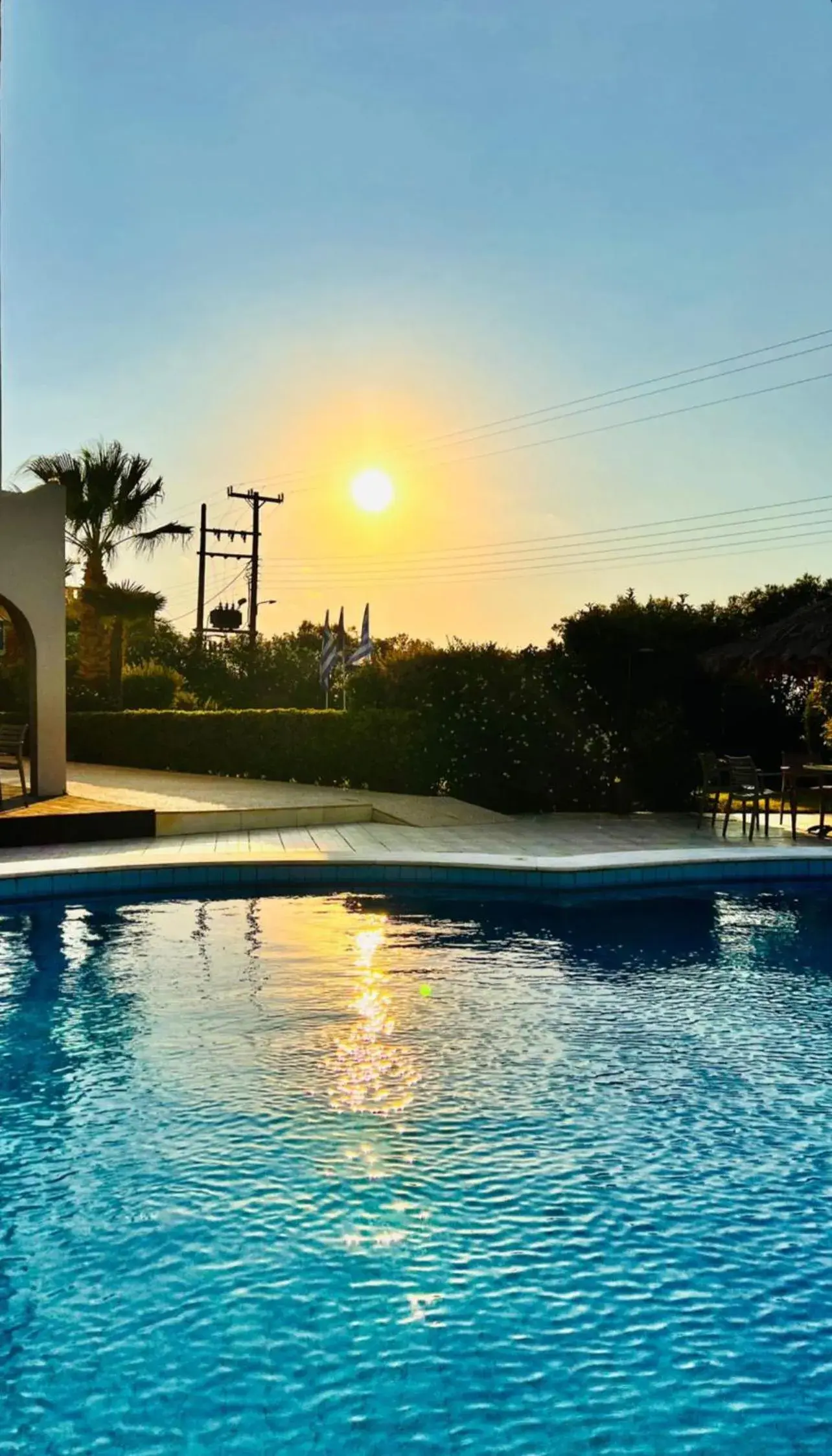 Swimming pool in Karteros Hotel Swimming pool in Karteros Hotel