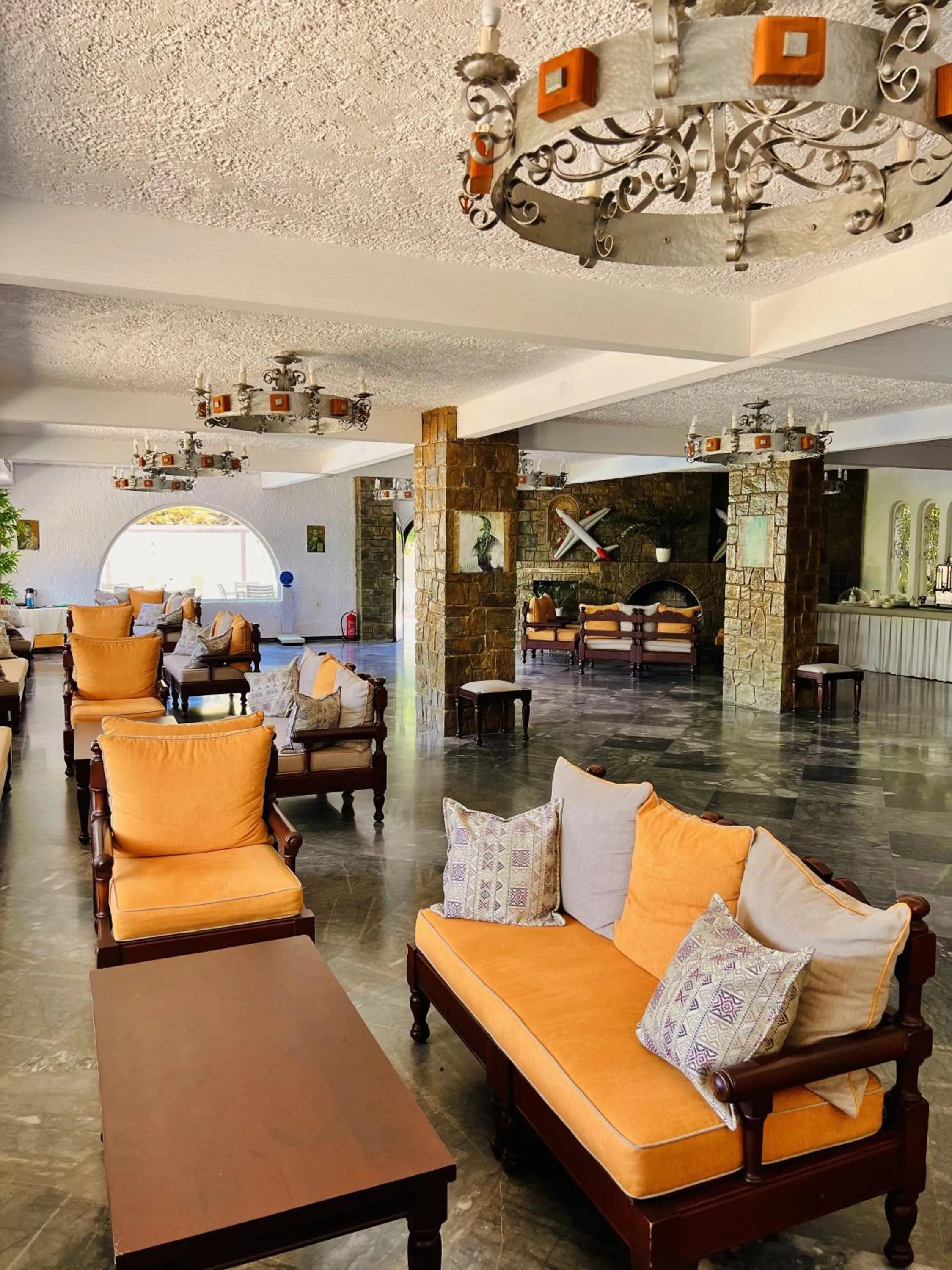 Lobby or reception in Karteros Hotel