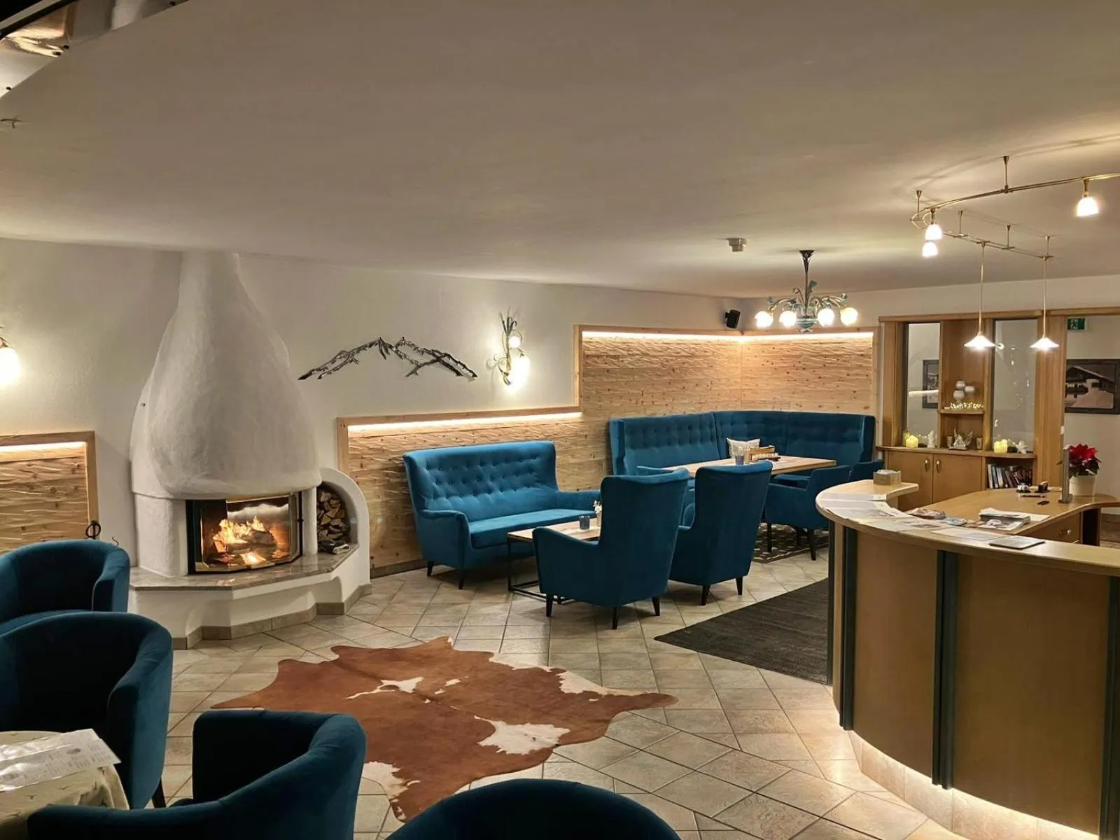 Lobby or reception in Hotel Egerthof