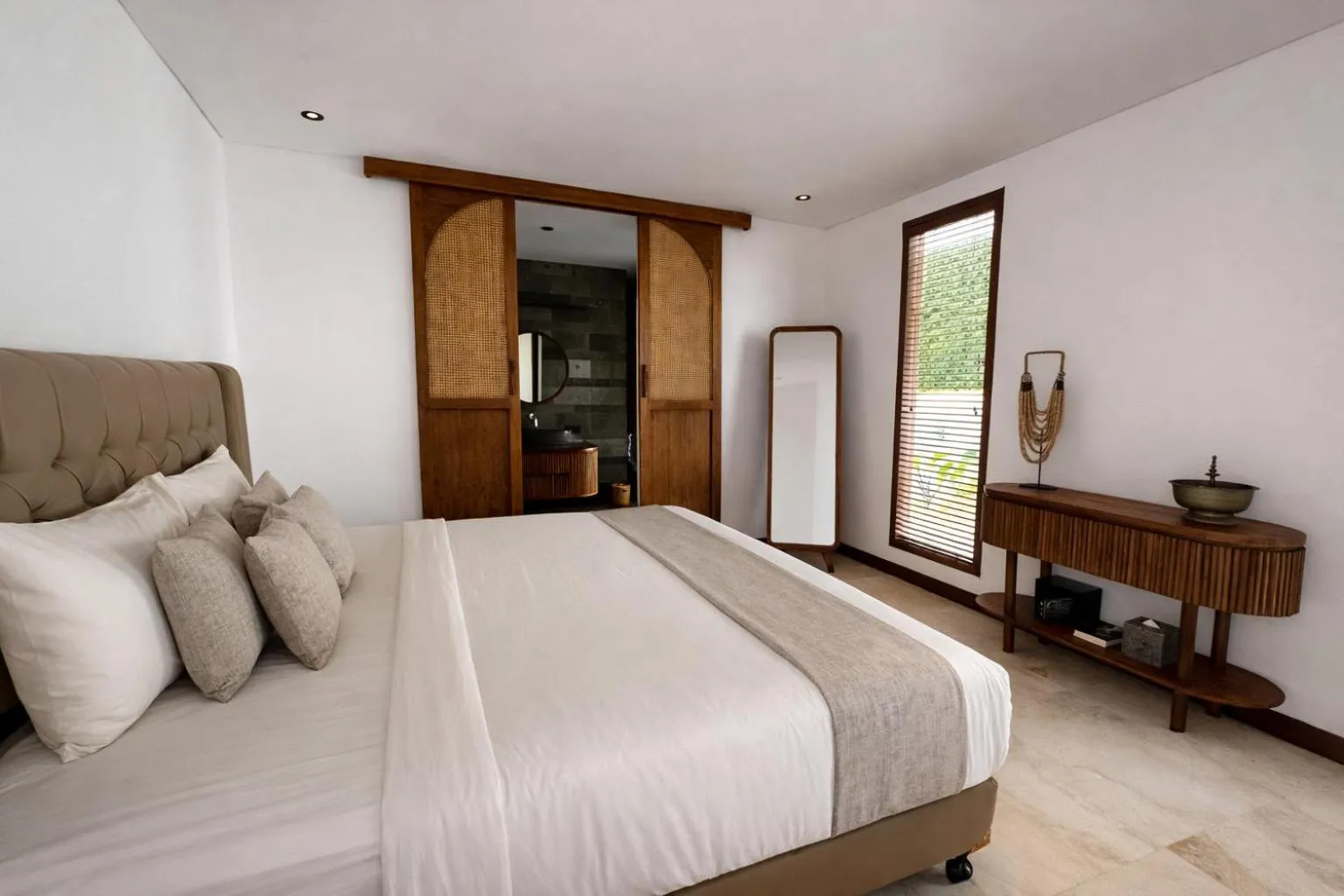 Bed in Lempuyang Boutique Hotel