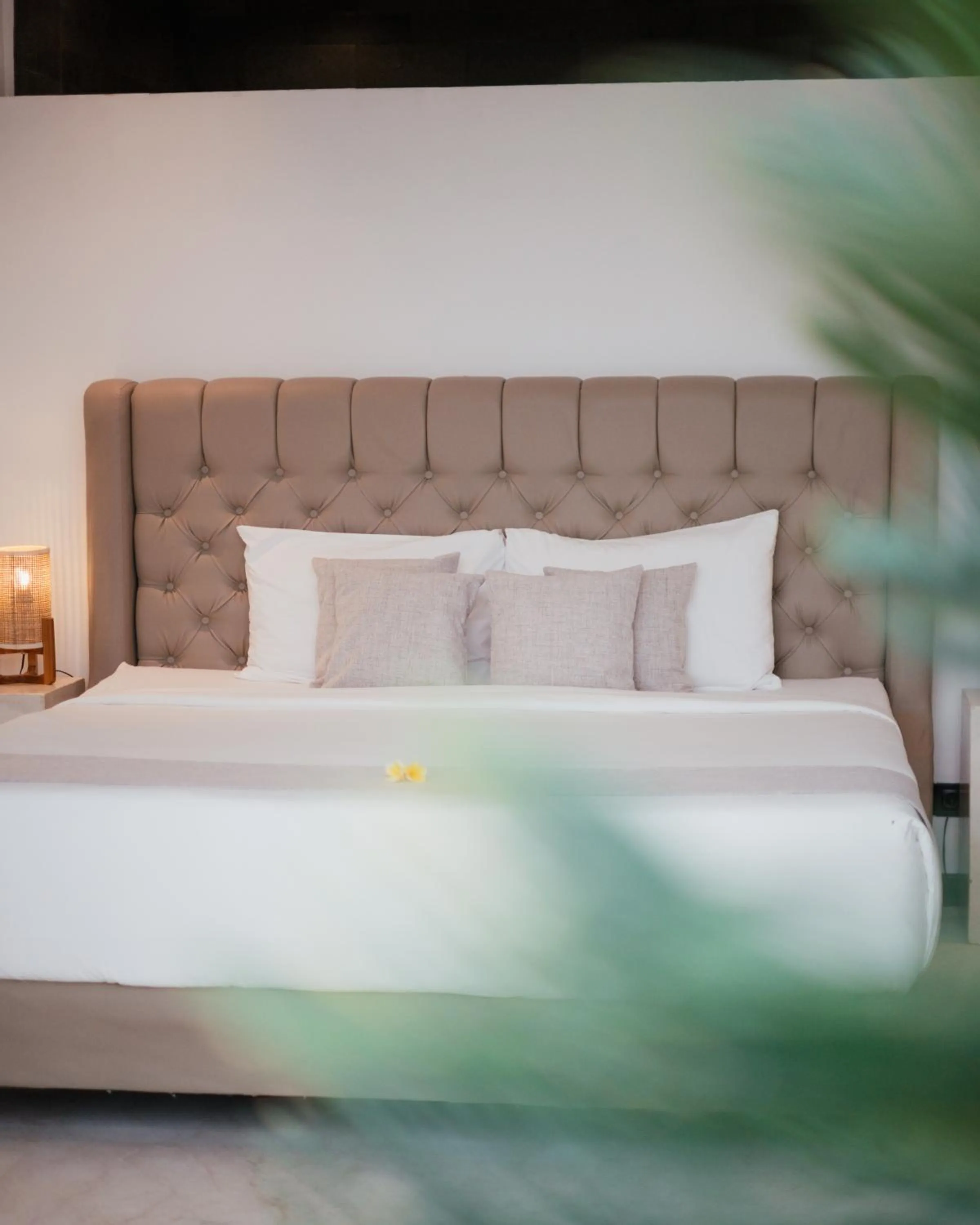 Bed in Lempuyang Boutique Hotel