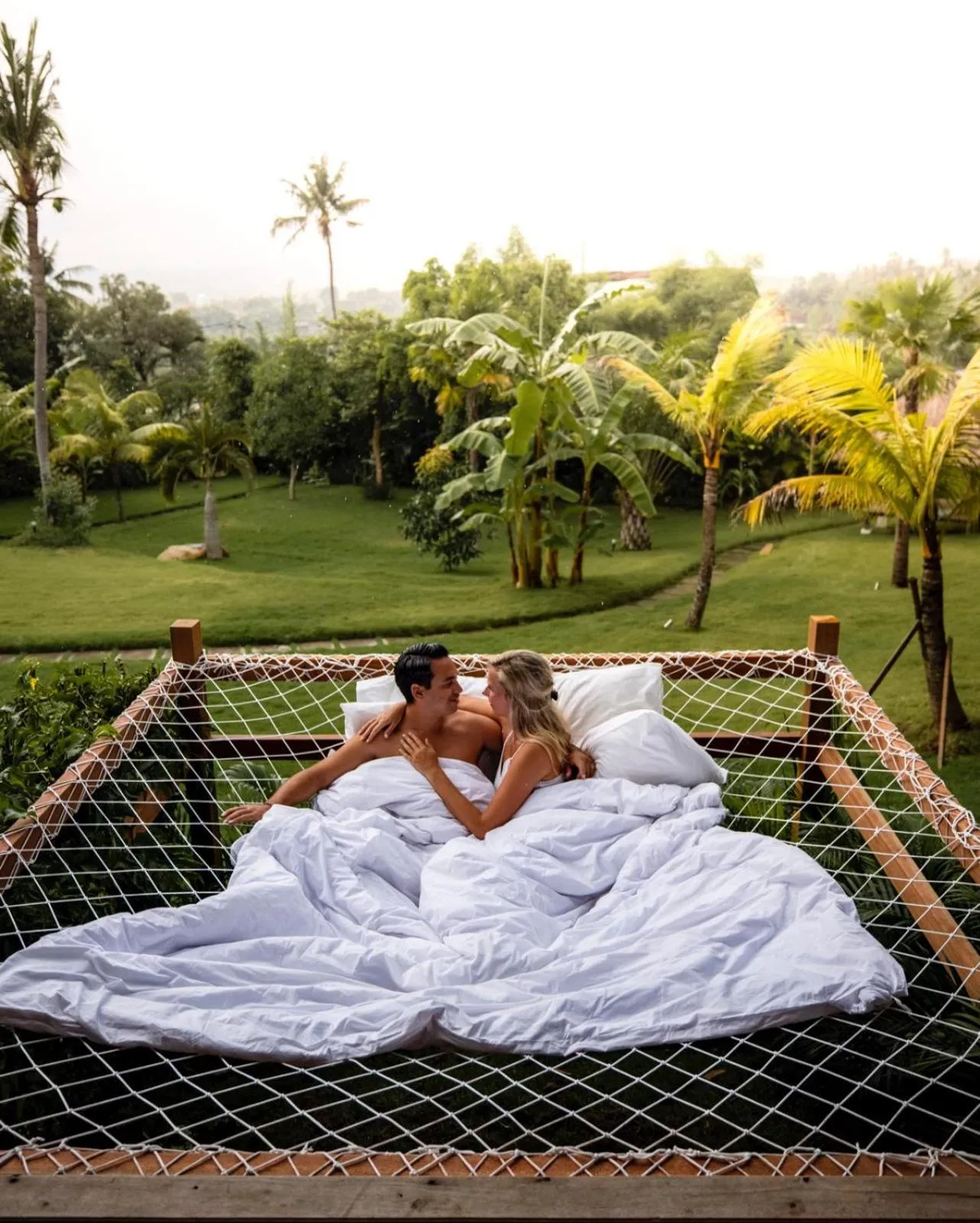Bed in Lempuyang Boutique Hotel