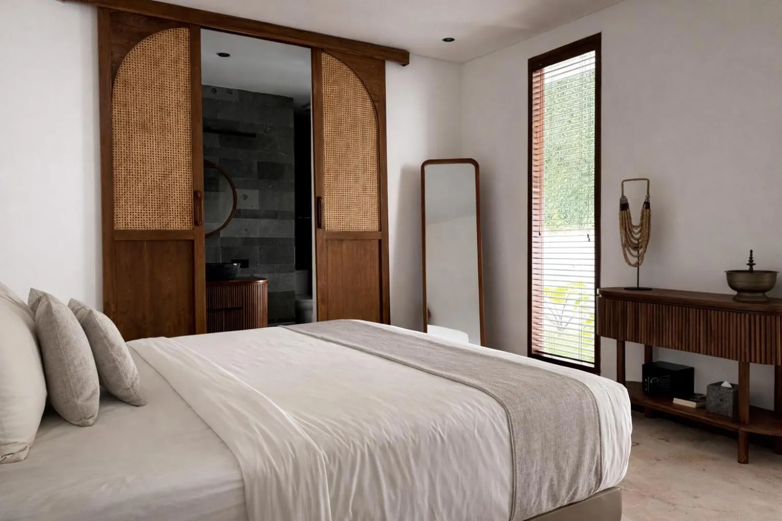 Bed in Lempuyang Boutique Hotel