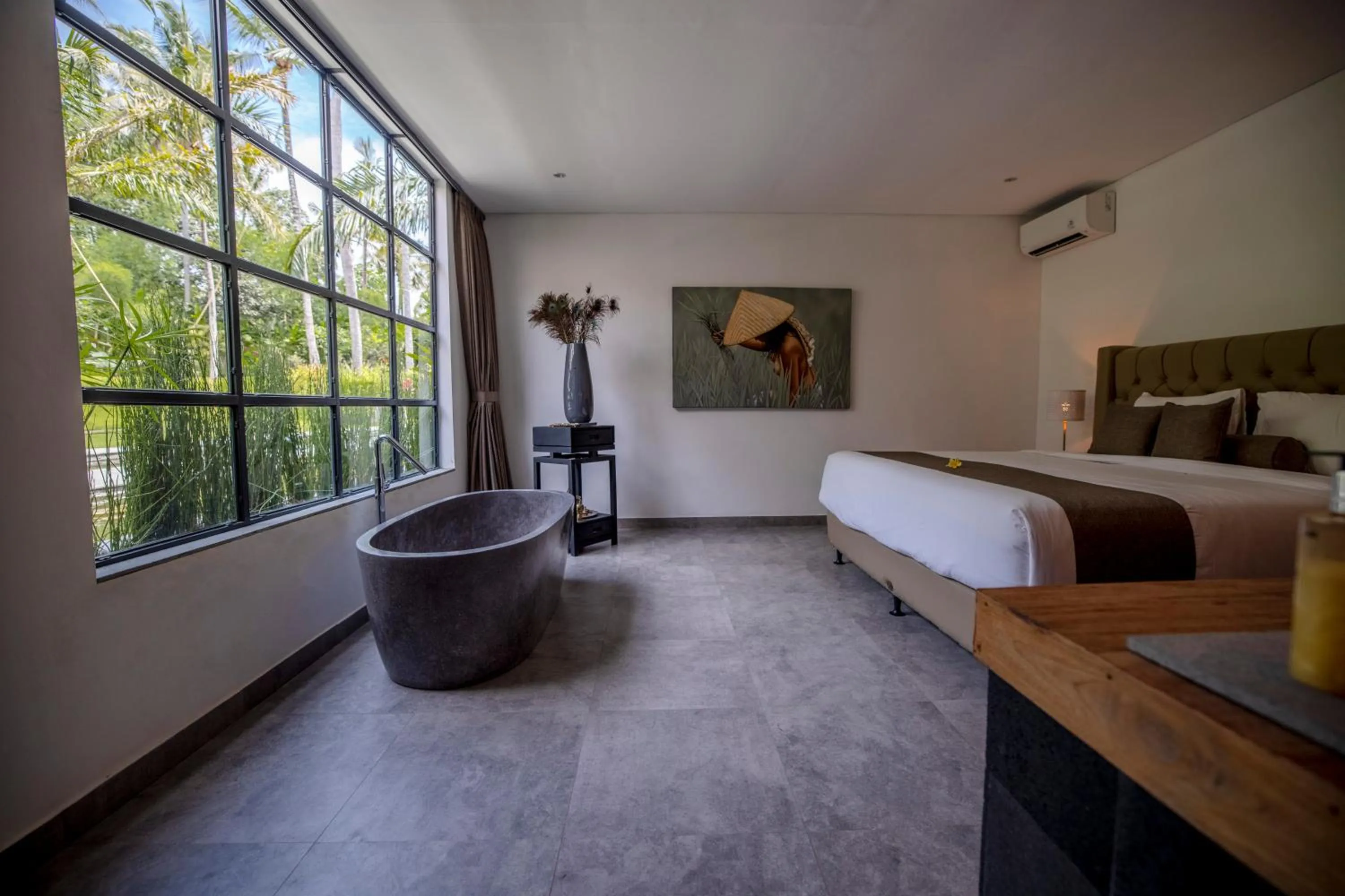 Bed in Lempuyang Boutique Hotel