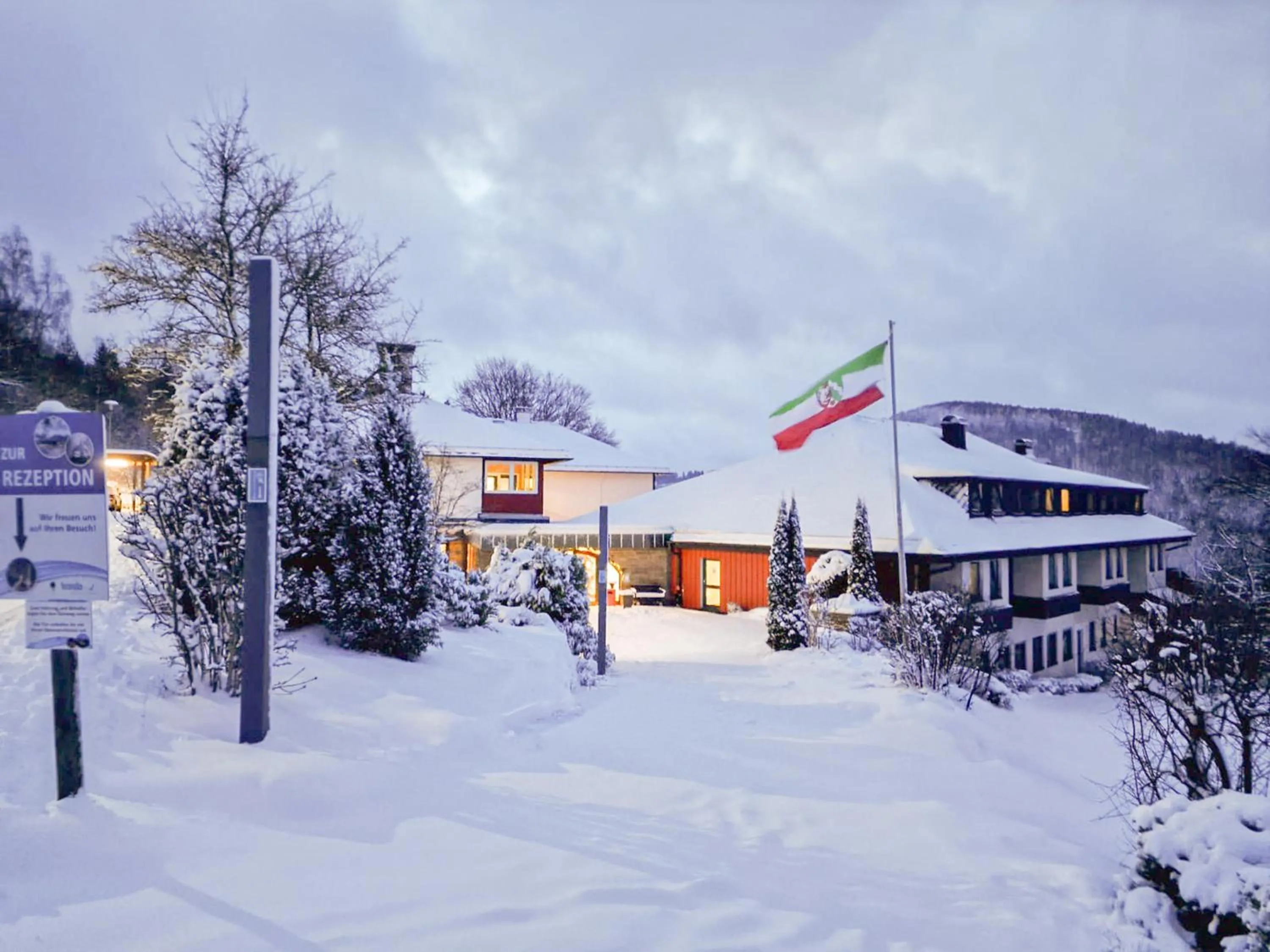Property building in Panorama Hotel Winterberg