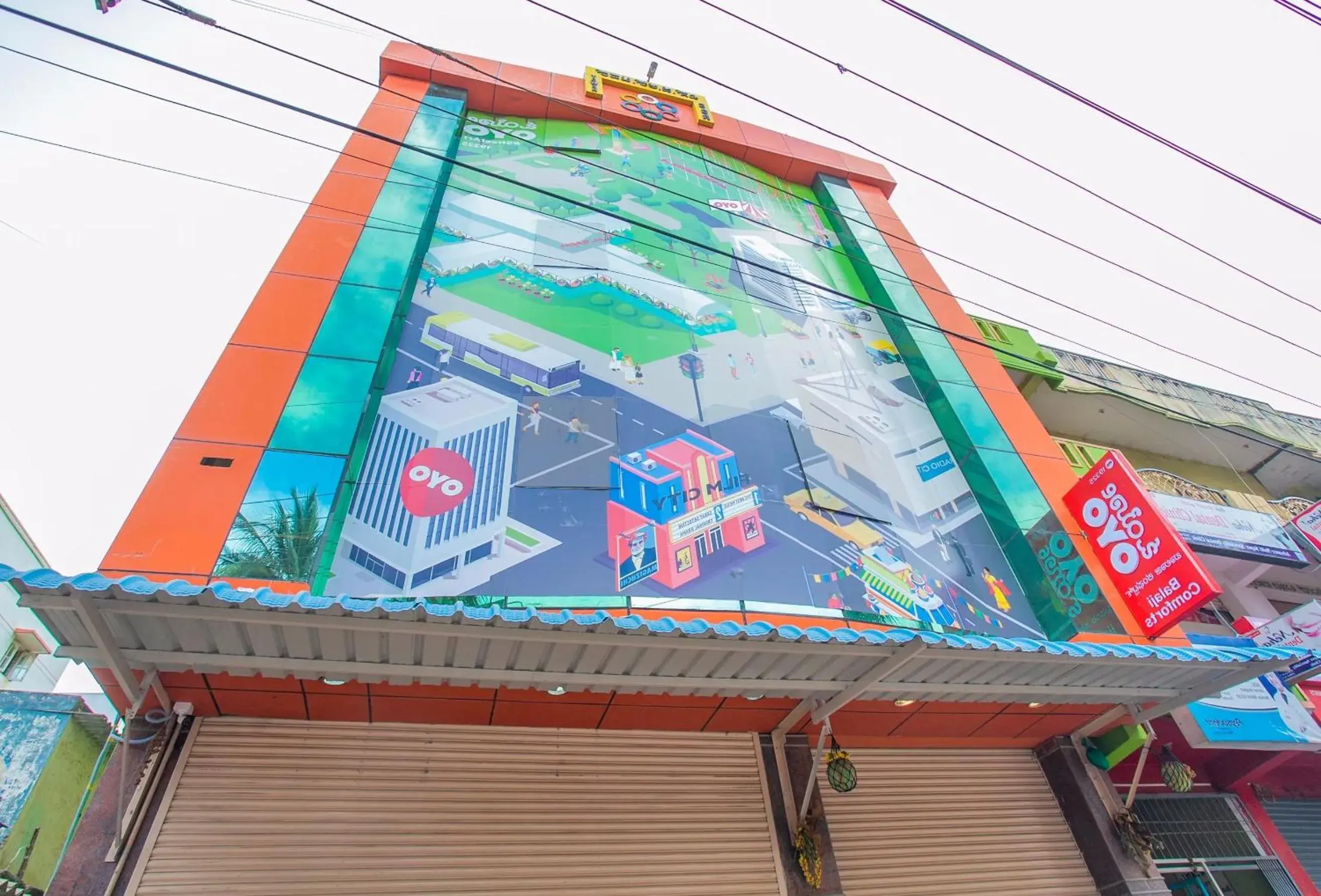 Facade/entrance in Hotel O Sri Hari Premium Comforts Near Sandhya Digital K Theatre Facade/entrance in Hotel O Sri Hari Premium Comforts Near Sandhya Digital K Theatre