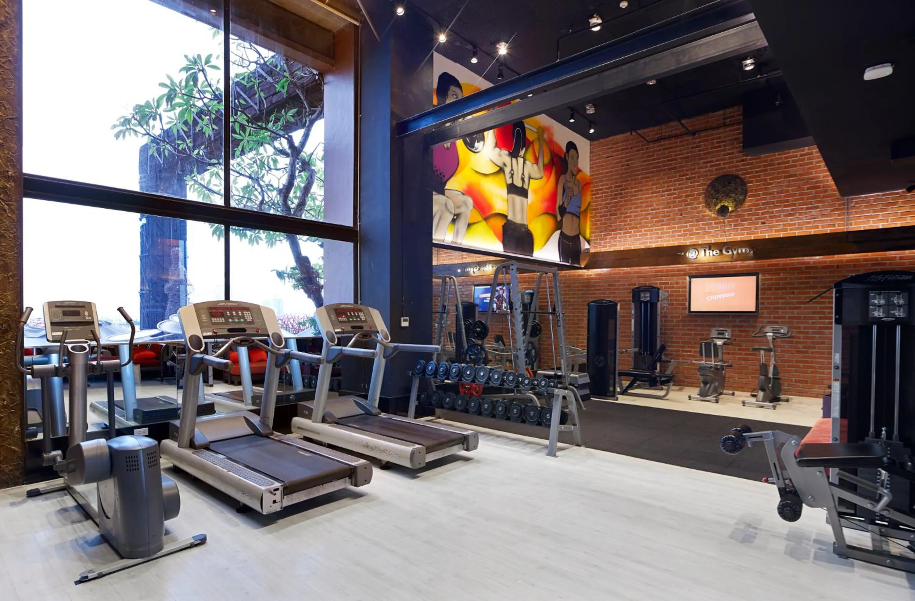 Fitness centre/facilities in Siam At Siam Design Hotel Bangkok
