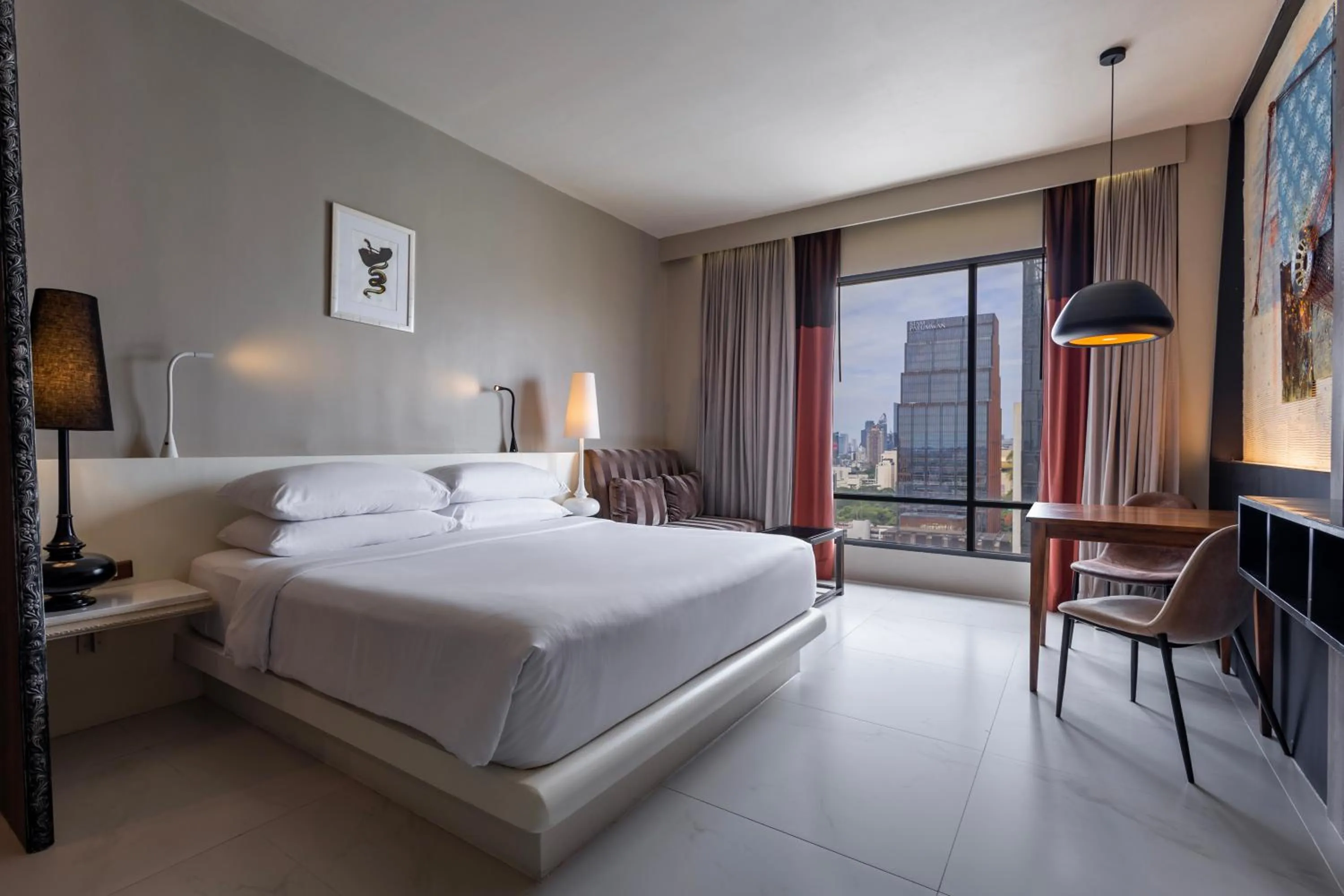 Bed in Siam At Siam Design Hotel Bangkok