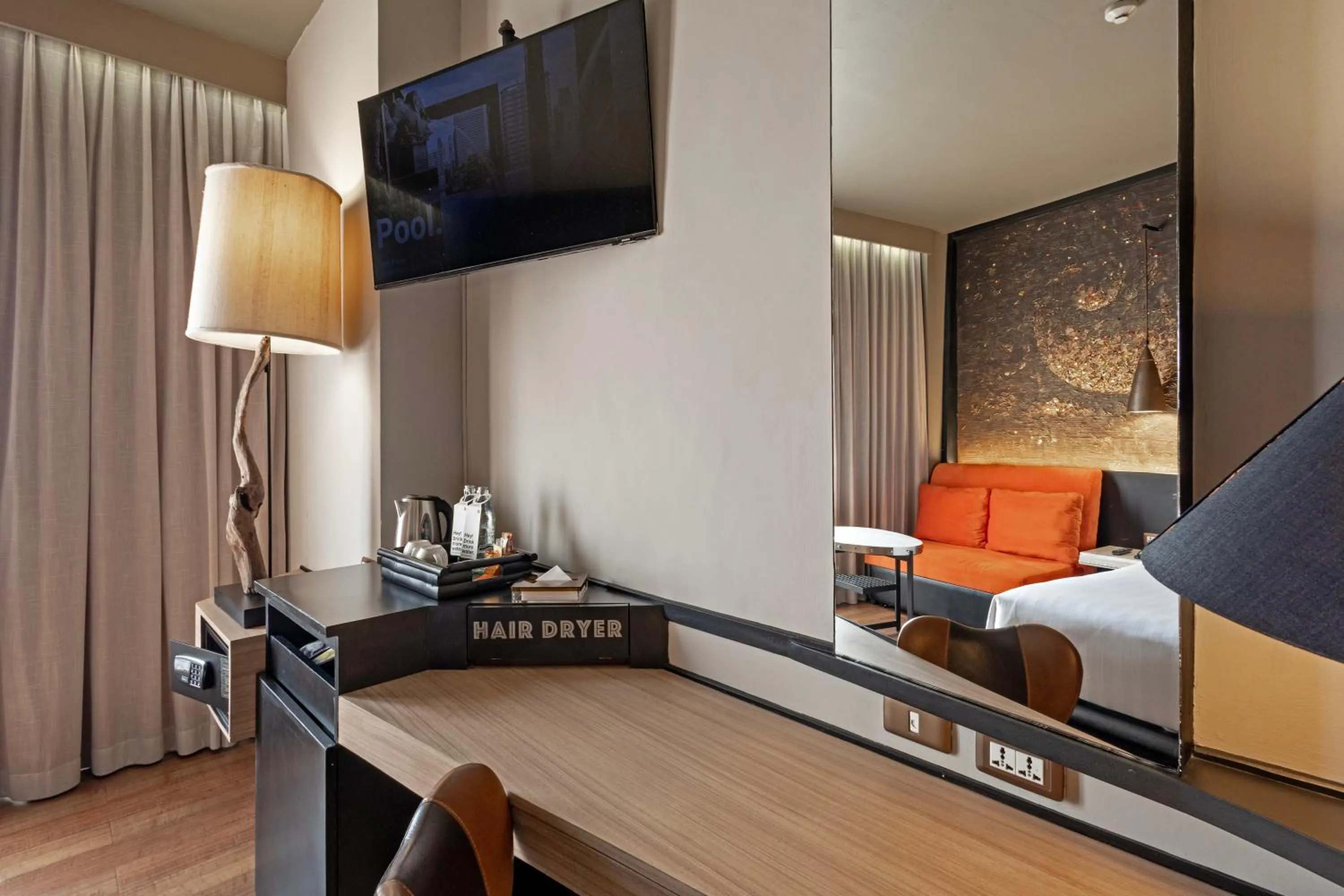 Seating area in Siam At Siam Design Hotel Bangkok