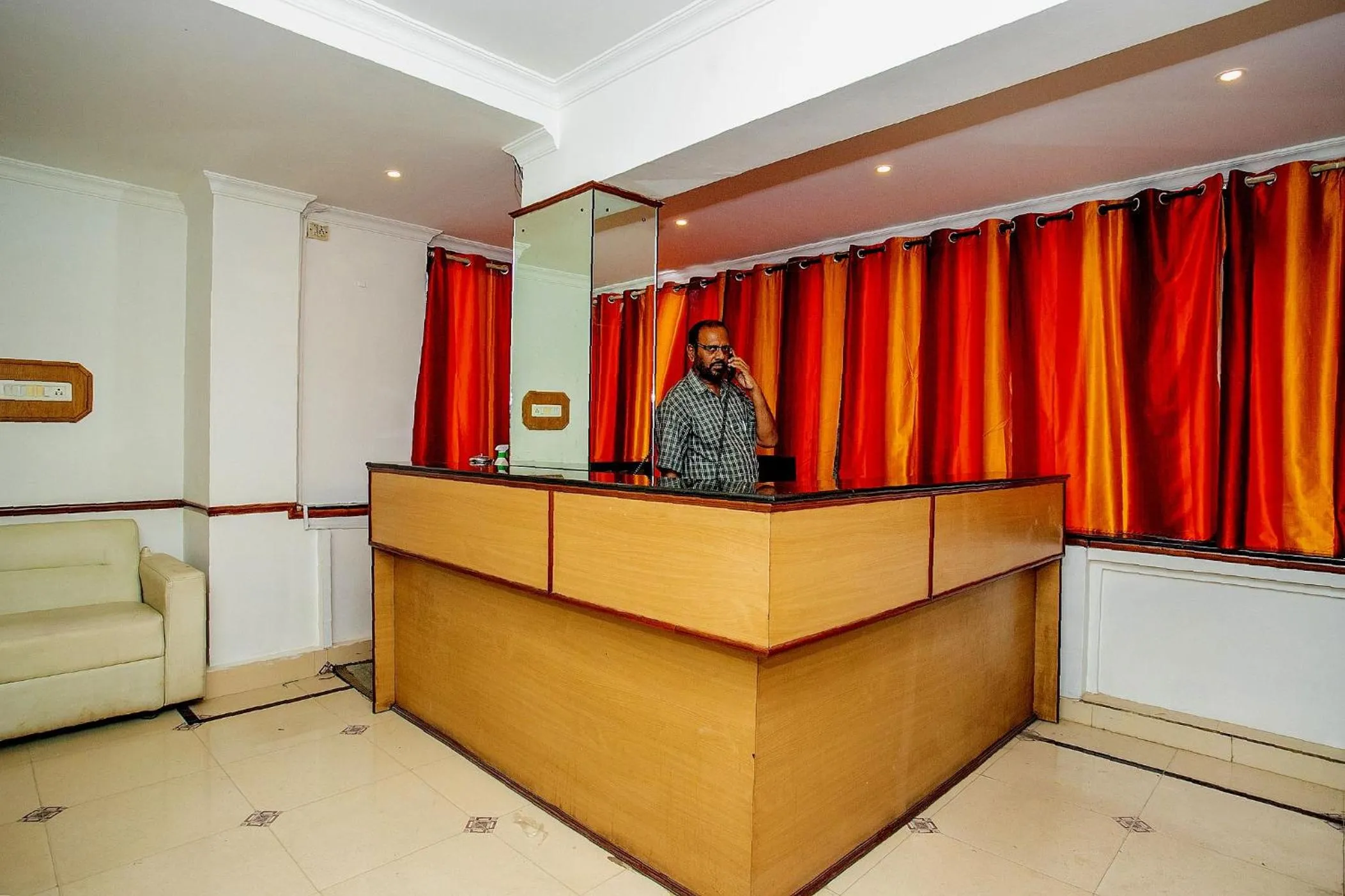Lobby or reception in Hotel O Shree AMM Residency