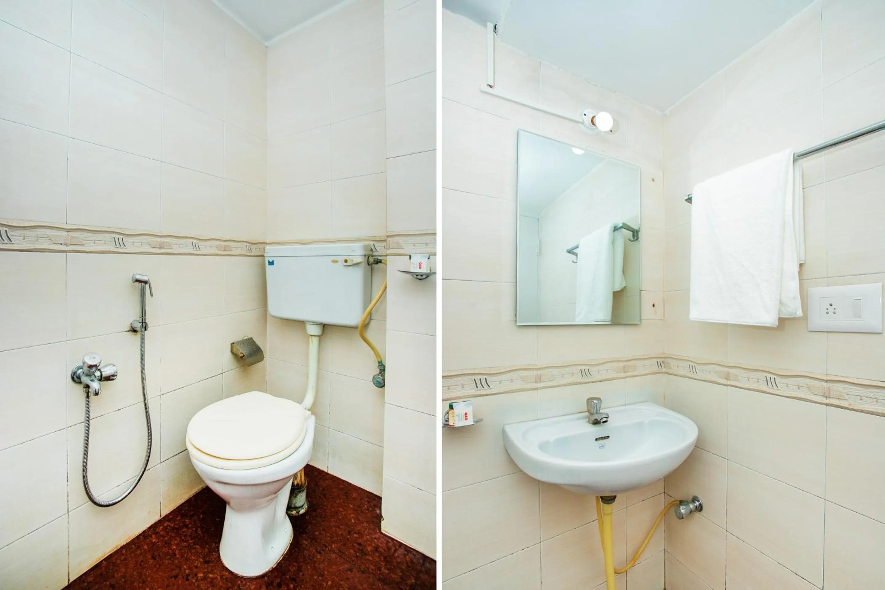 Bathroom in Hotel O Shree AMM Residency