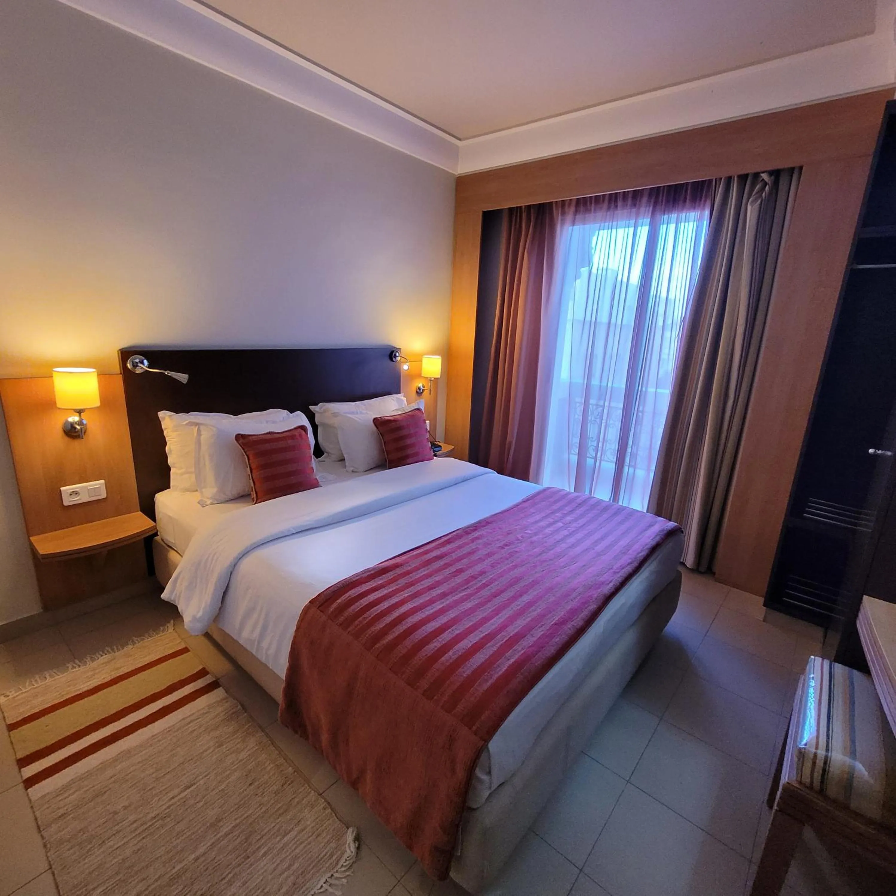 Bedroom, Bed in Hotel Tiba