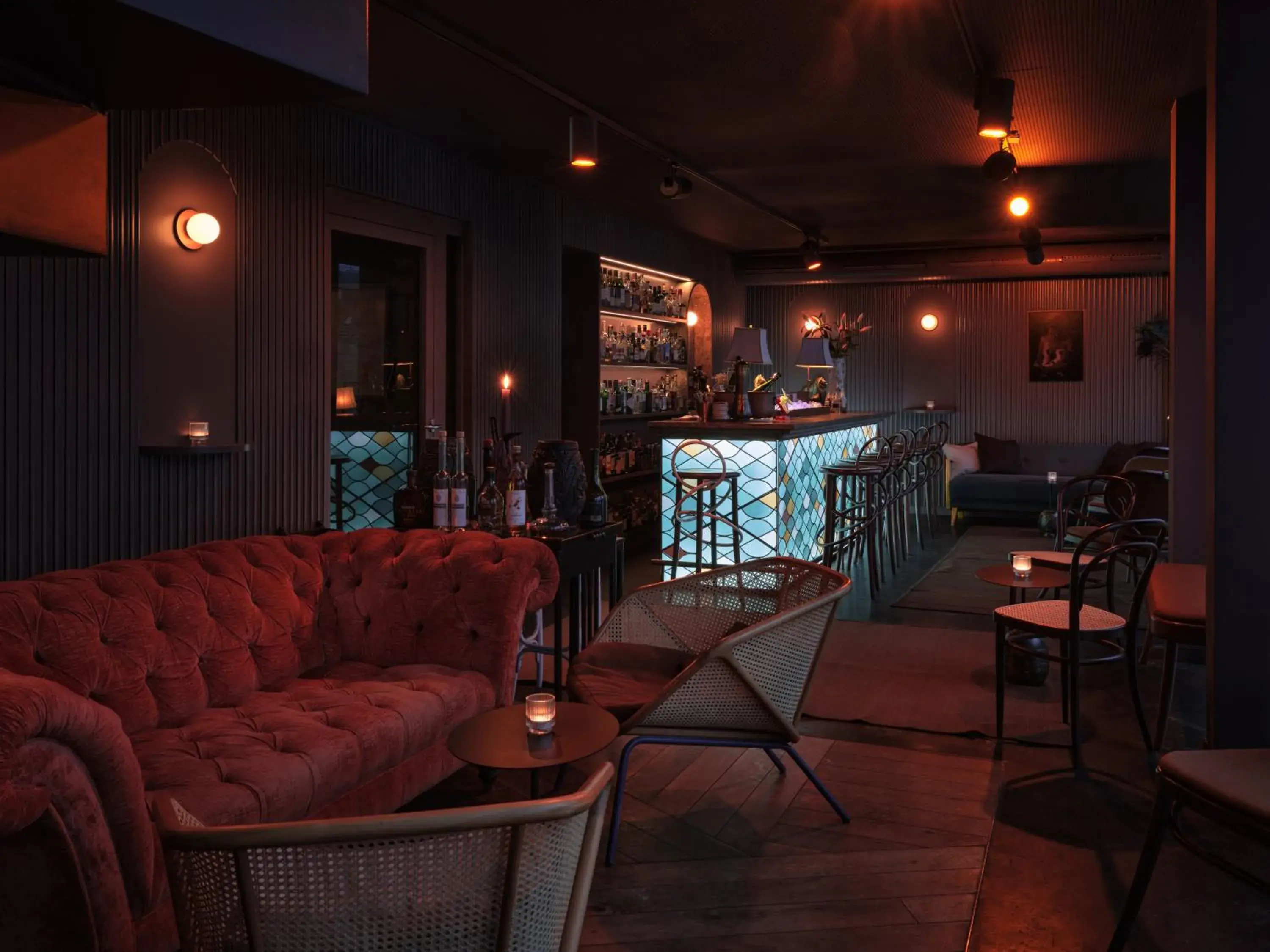 Lounge or bar in lyf East Frankfurt Lounge or bar in lyf East Frankfurt