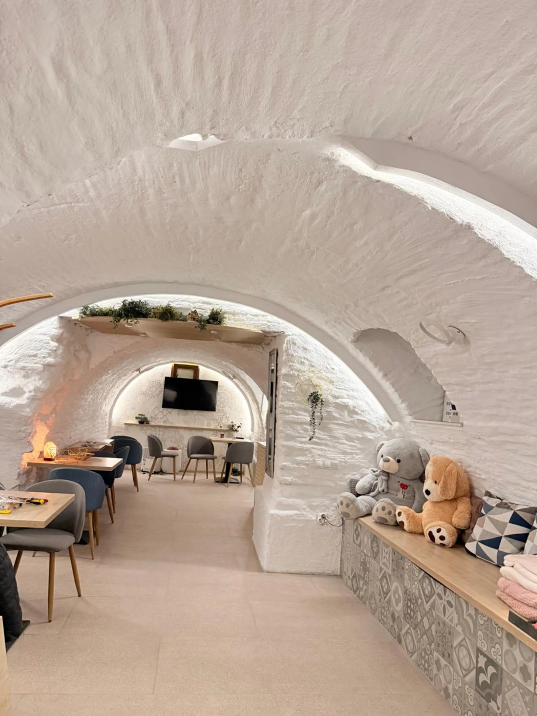 Seating area in Lumiere House Sibiu