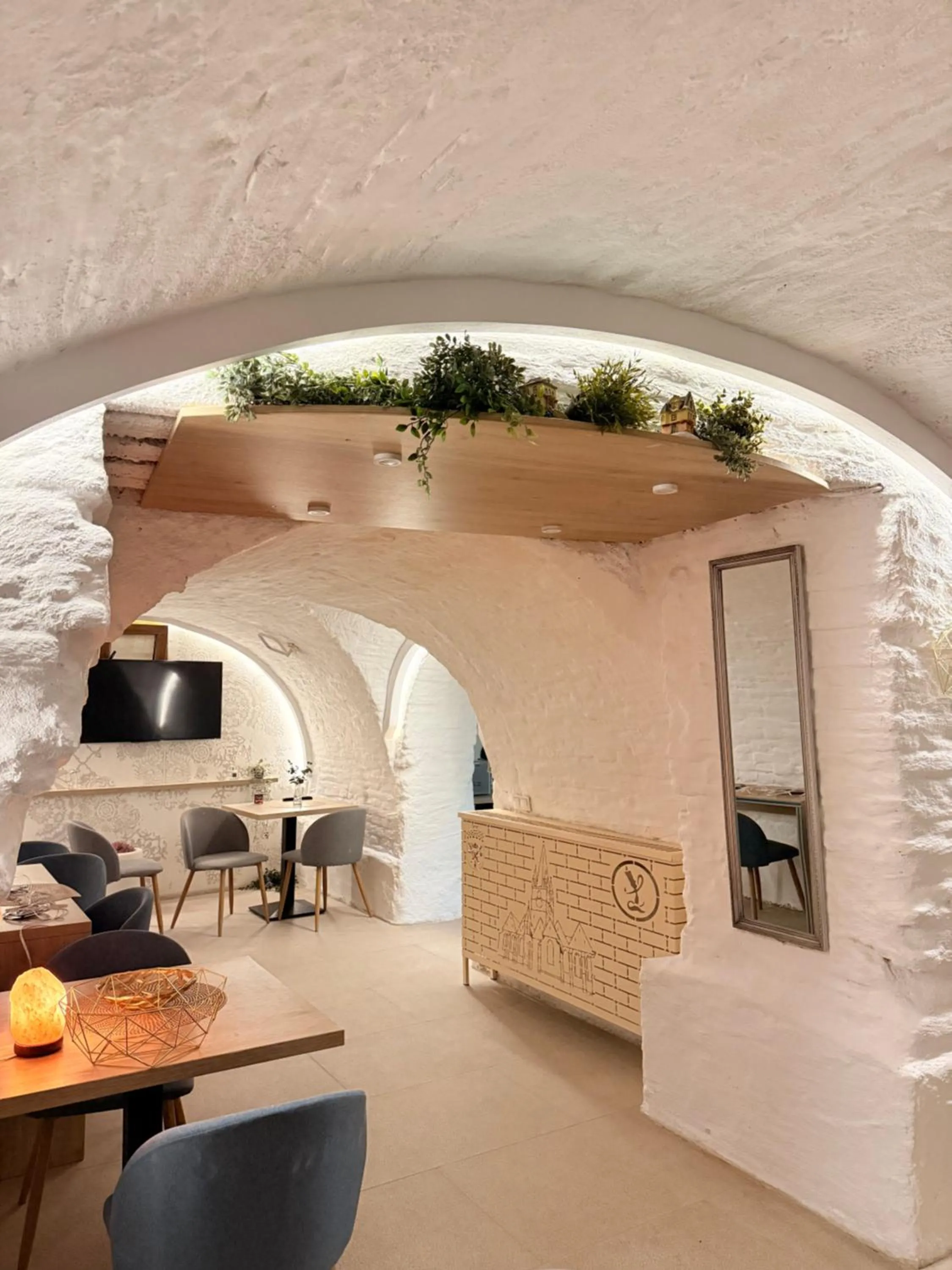 Seating area in Lumiere House Sibiu