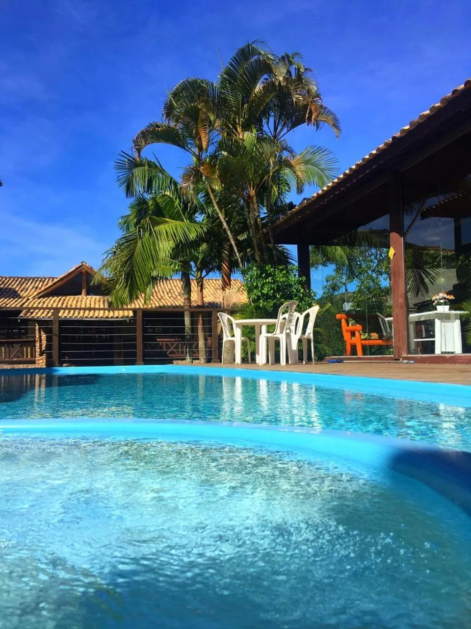 Swimming pool in Pousada Halliny do Rosa