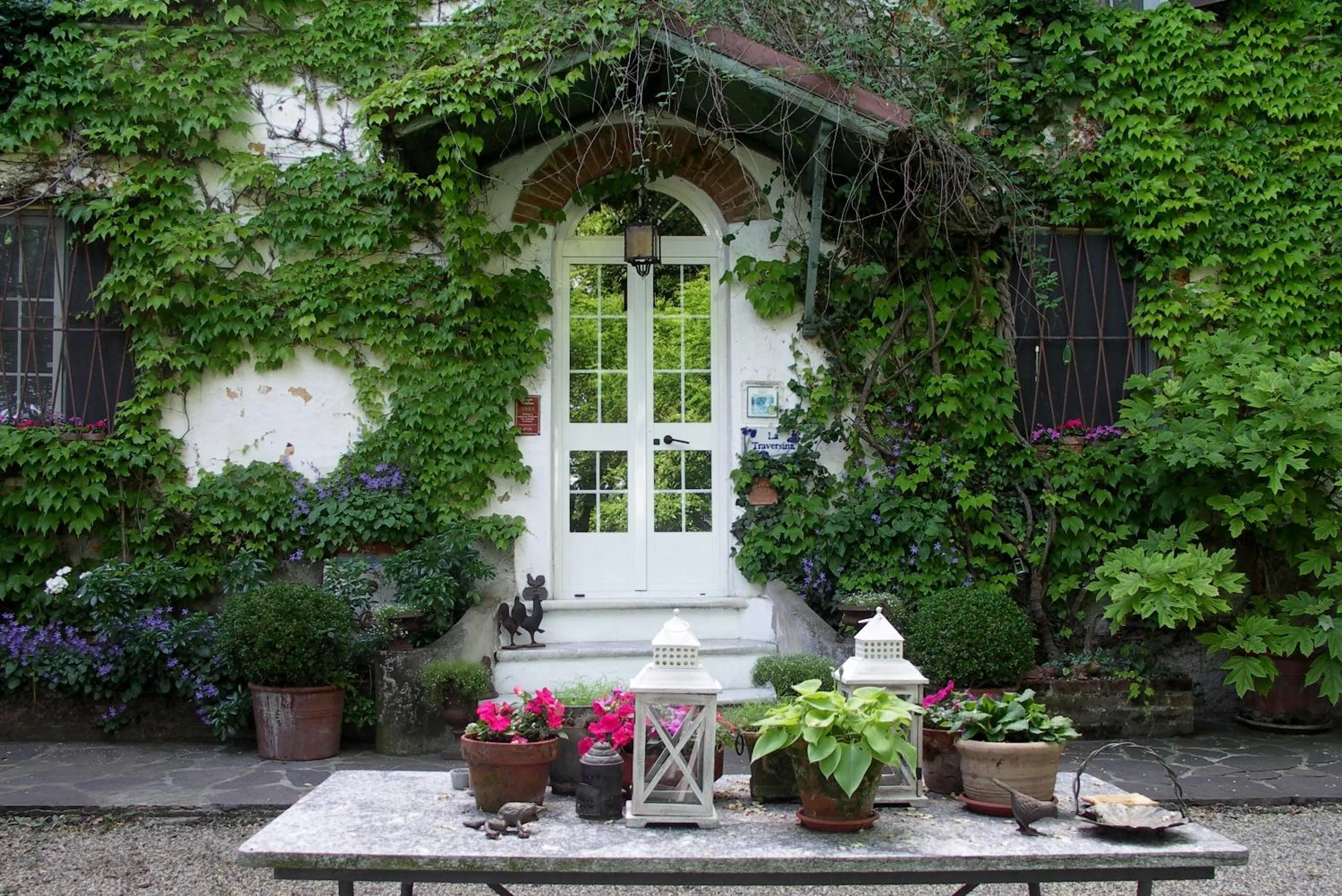 Facade/entrance in La Traversina