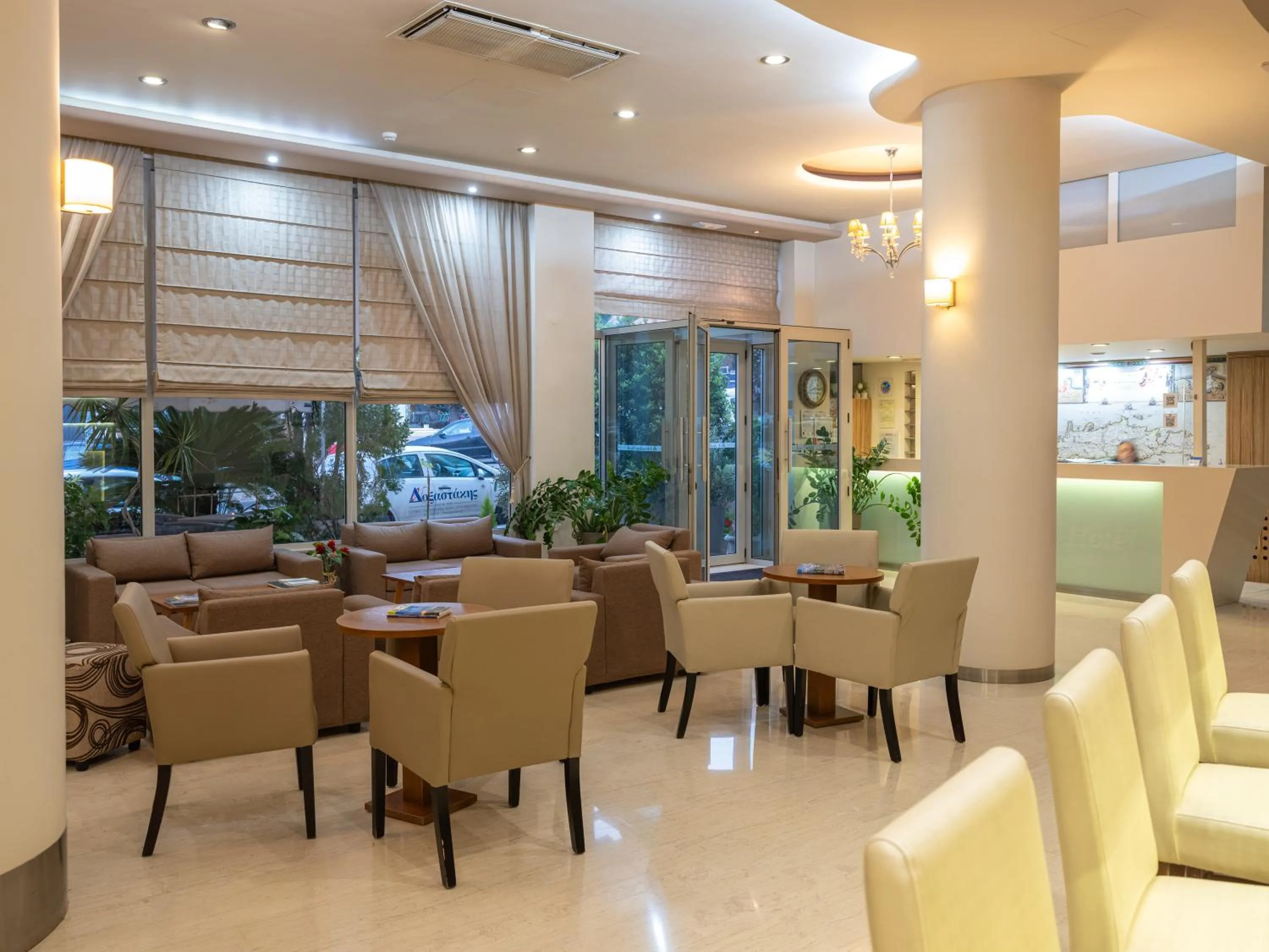 Lobby or reception in Athinaiko Hotel