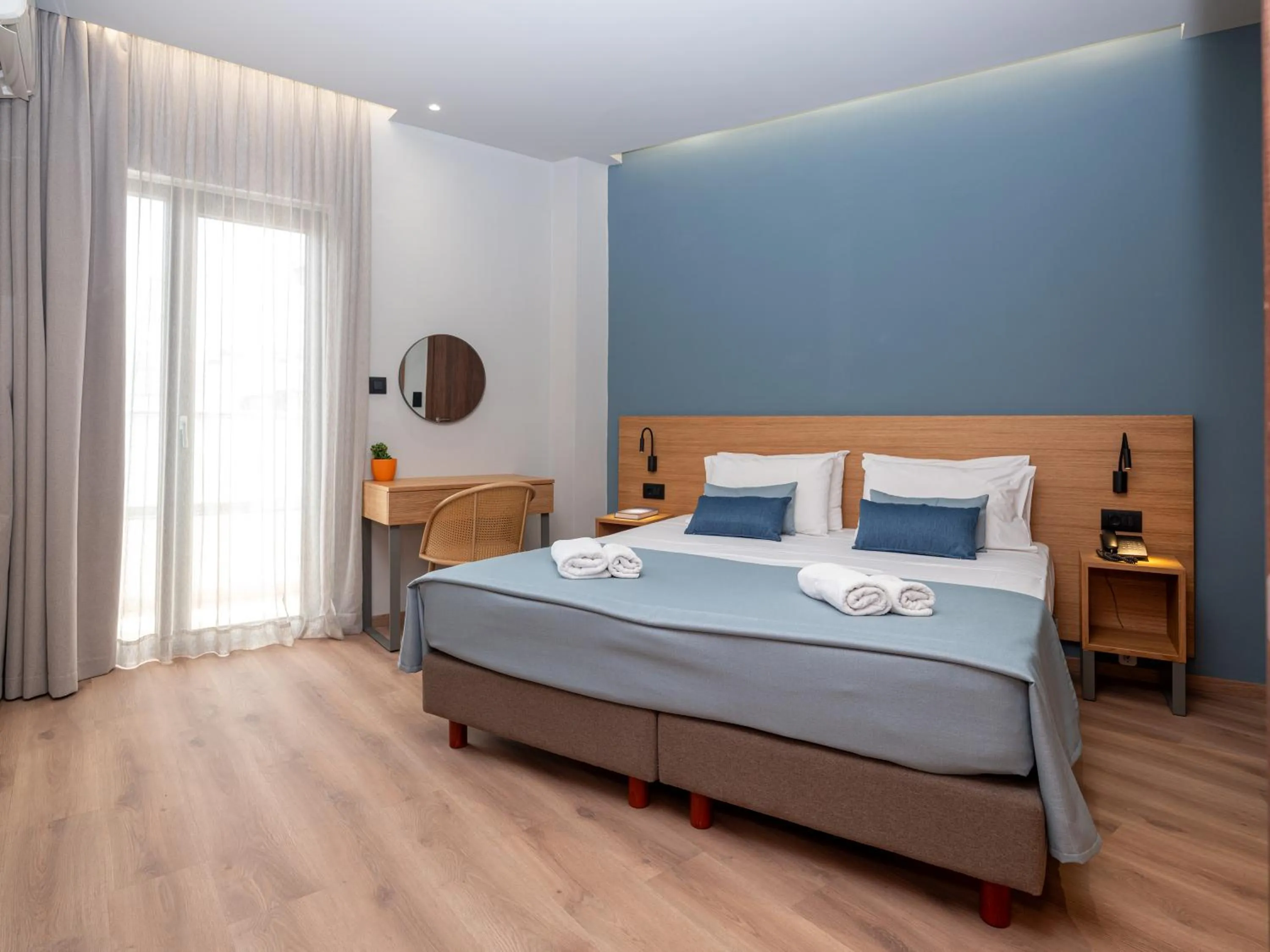 Bedroom, Bed in Athinaiko Hotel