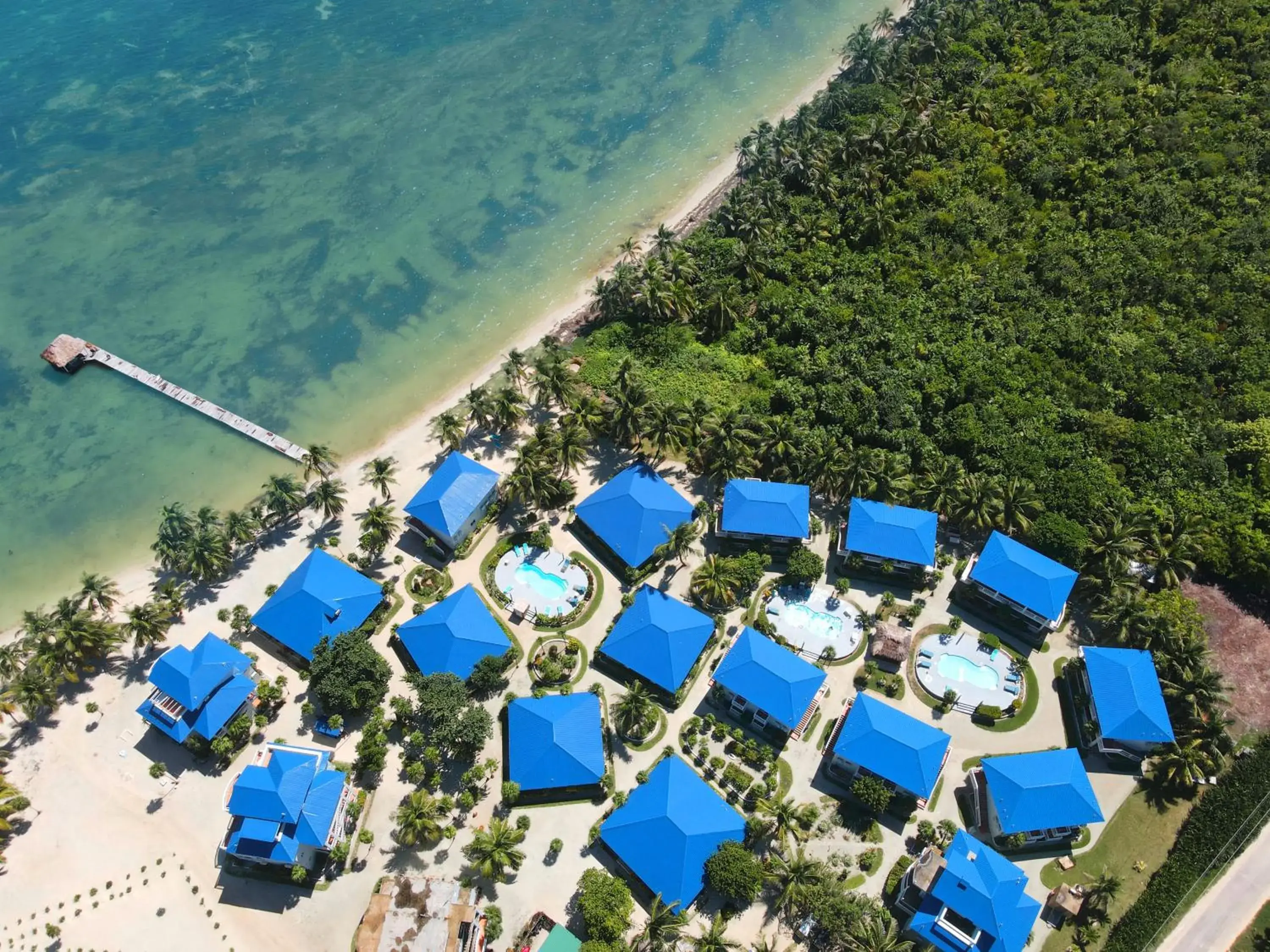 Bird's eye view in Sapphire Beach Resort Bird's eye view in Sapphire Beach Resort