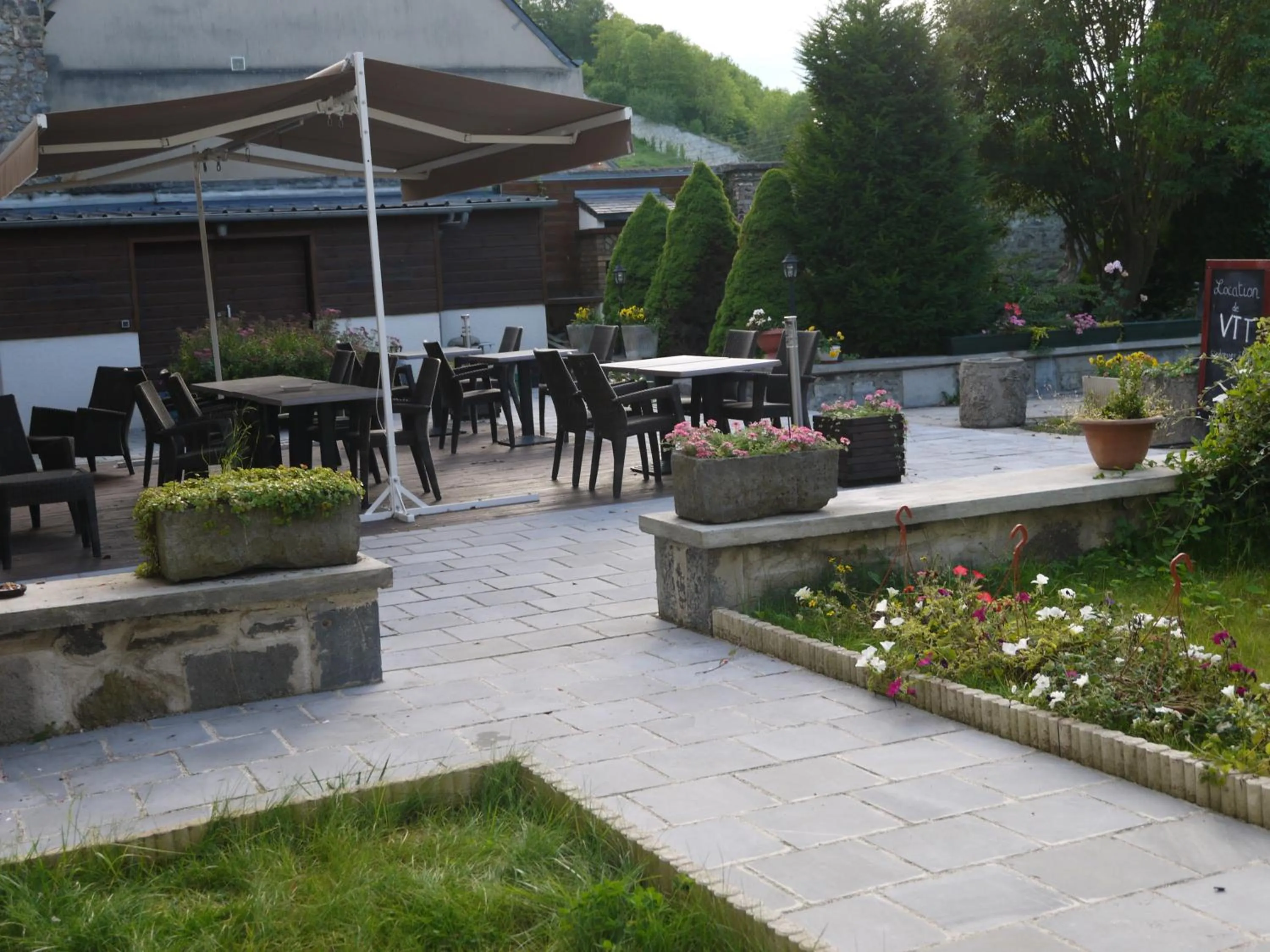 Balcony/Terrace in Hotel Val Saint Hilaire