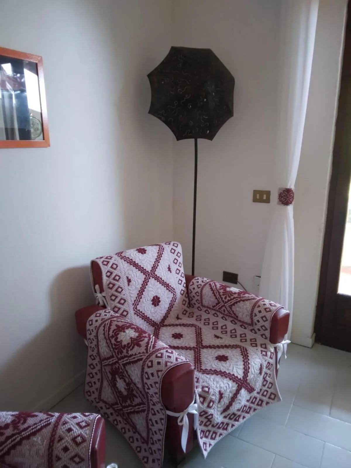 Living room in La Dea Madre