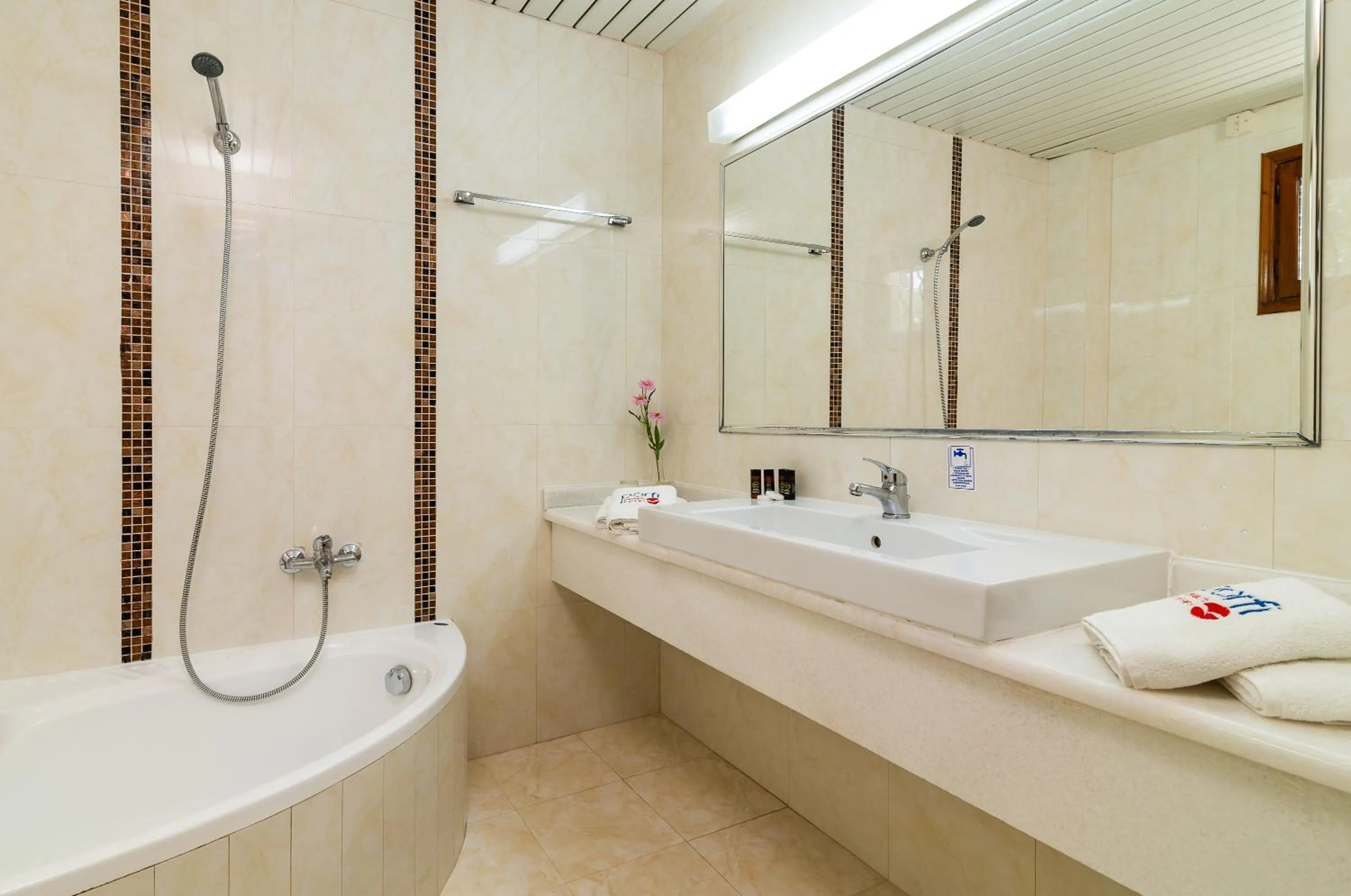 Bathroom in Porfi Beach Hotel