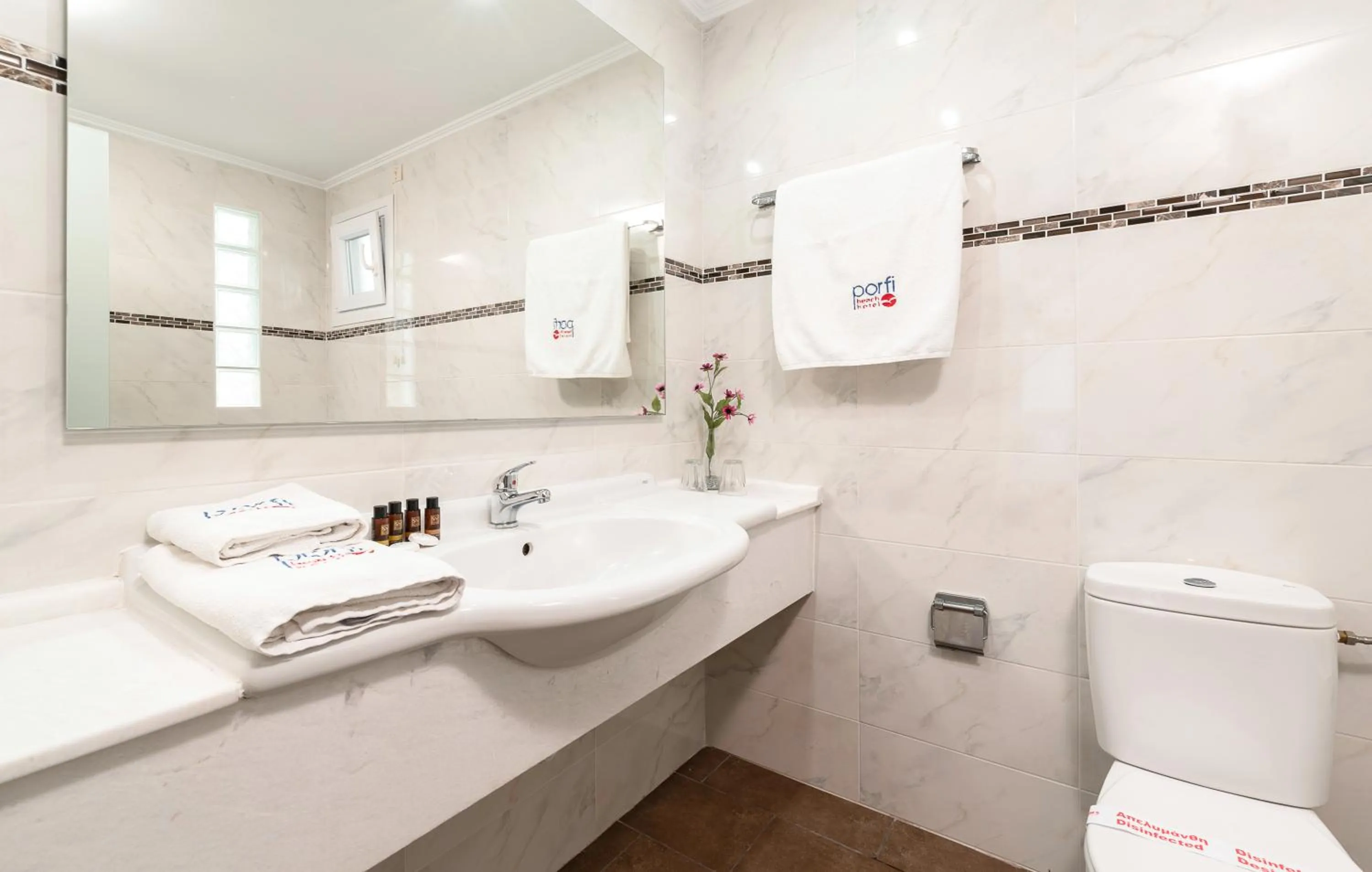 Bathroom in Porfi Beach Hotel