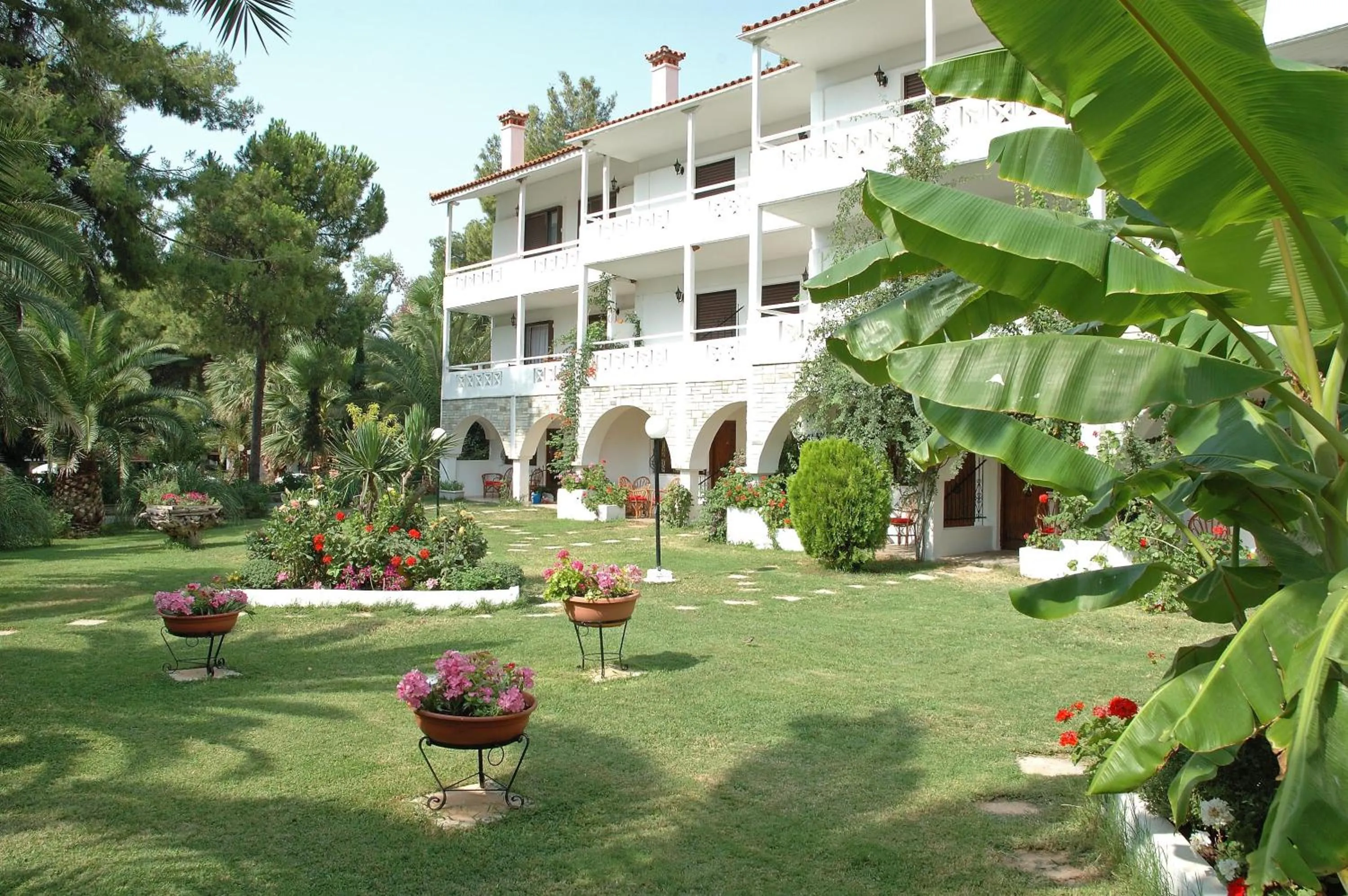 Property building in Porfi Beach Hotel