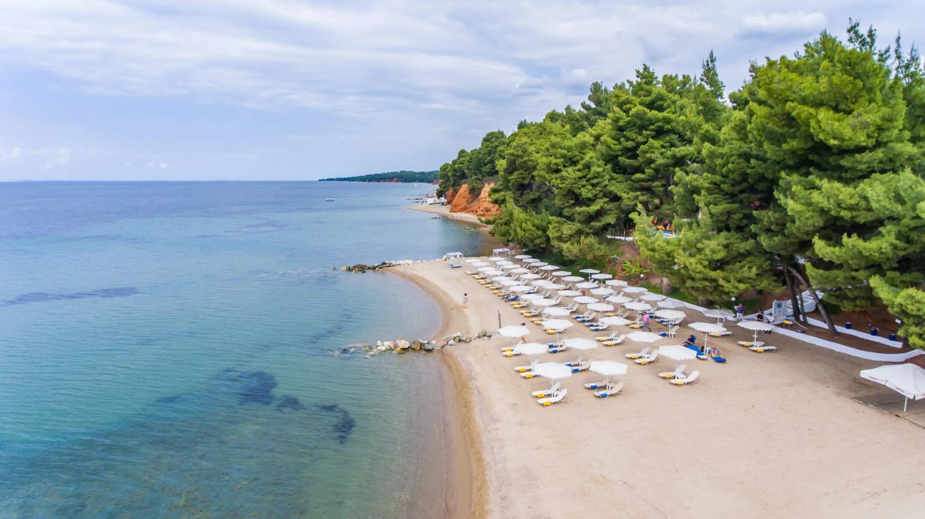 Beach in Porfi Beach Hotel