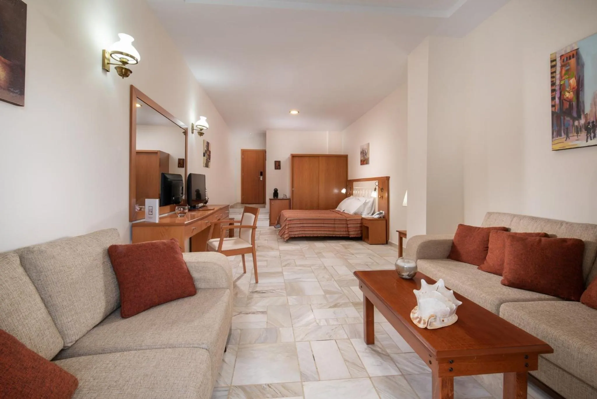 Photo of the whole room in Porfi Beach Hotel