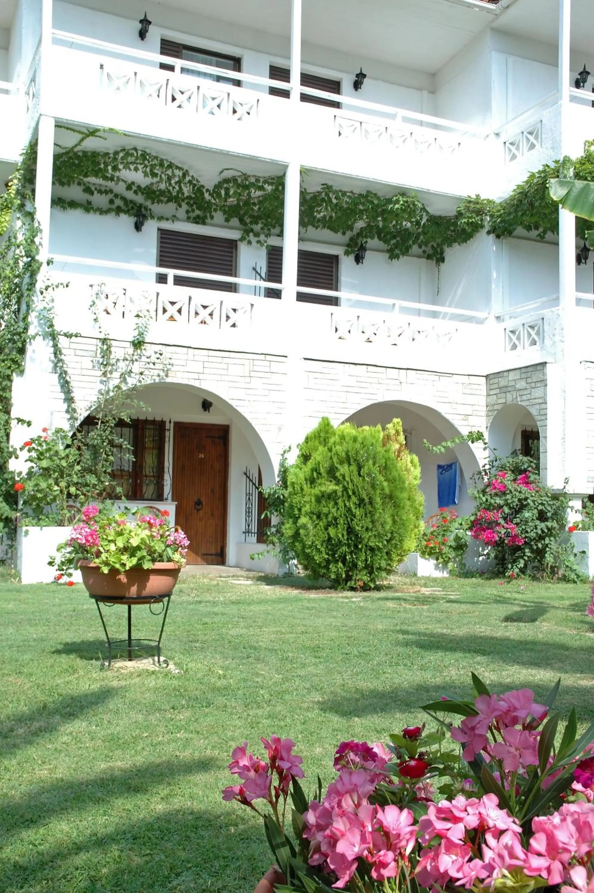 Property building in Porfi Beach Hotel