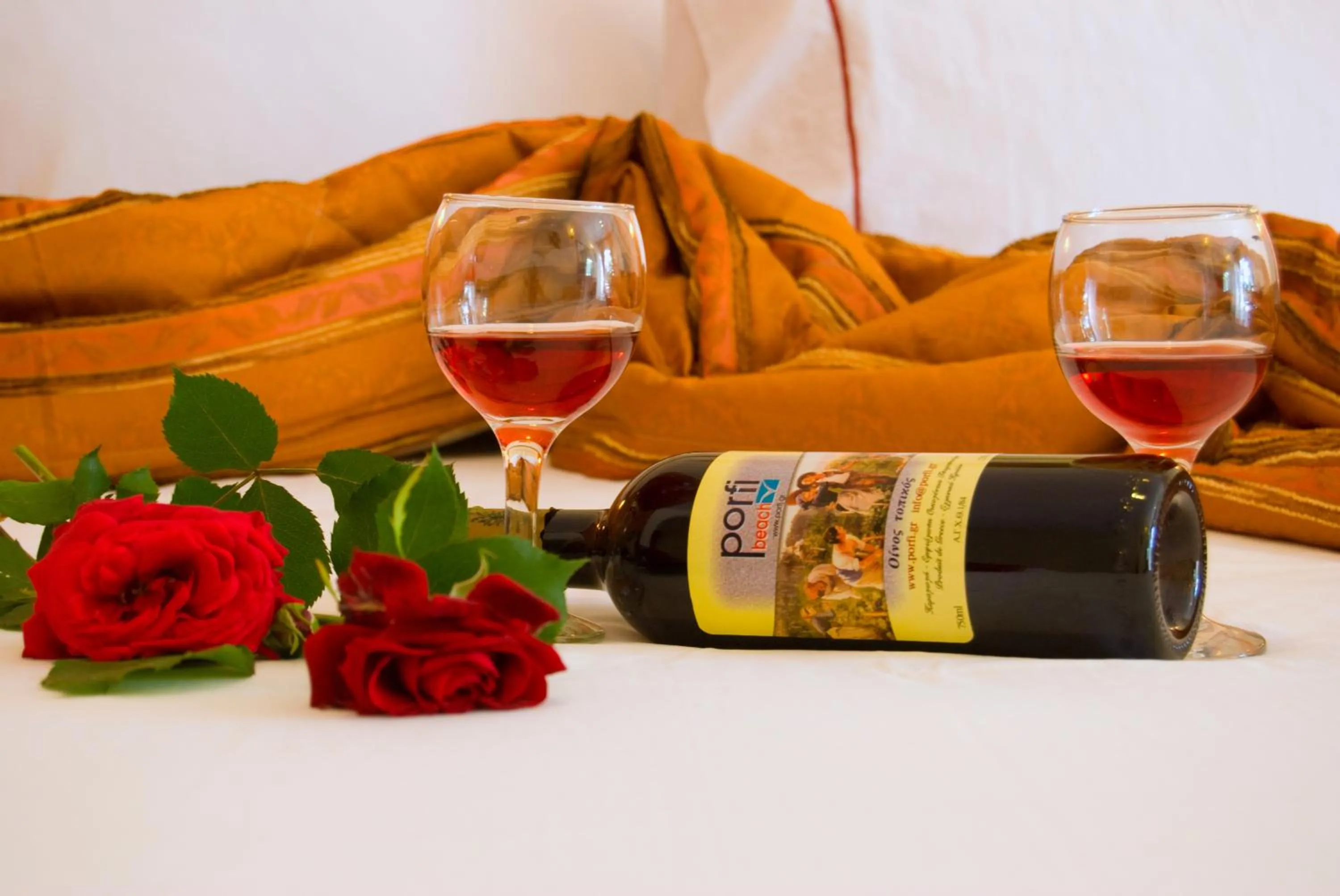 Drinks in Porfi Beach Hotel