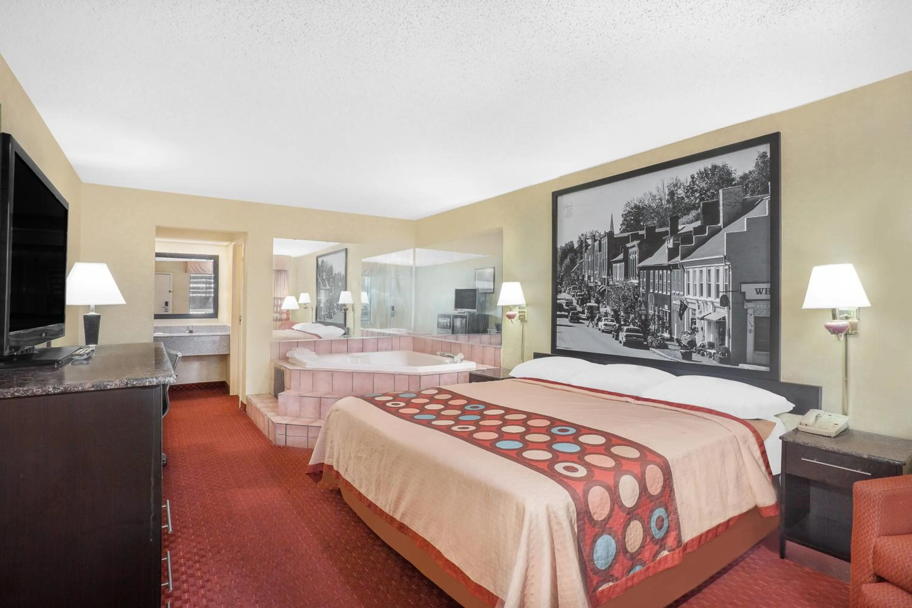 Bed in Super 8 by Wyndham Bulls Gap Greeneville Area