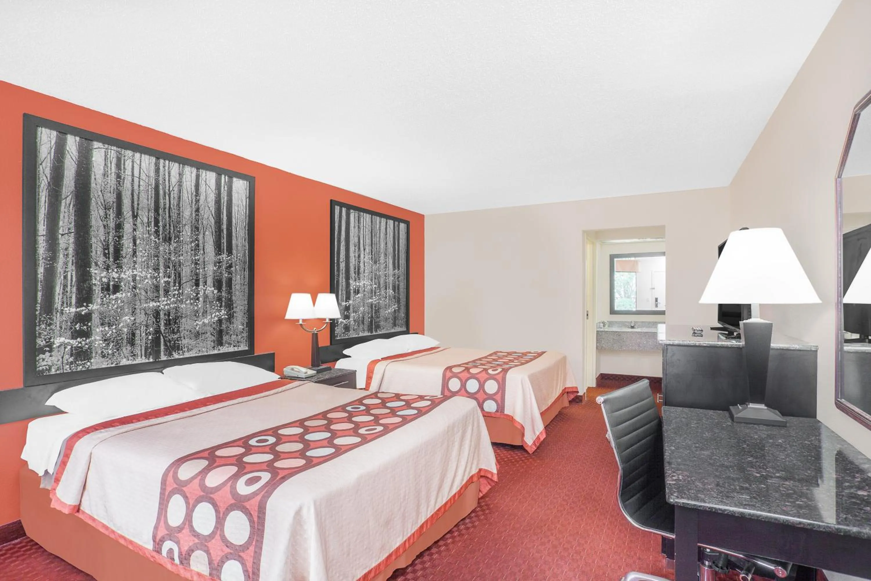 Bed in Super 8 by Wyndham Bulls Gap Greeneville Area