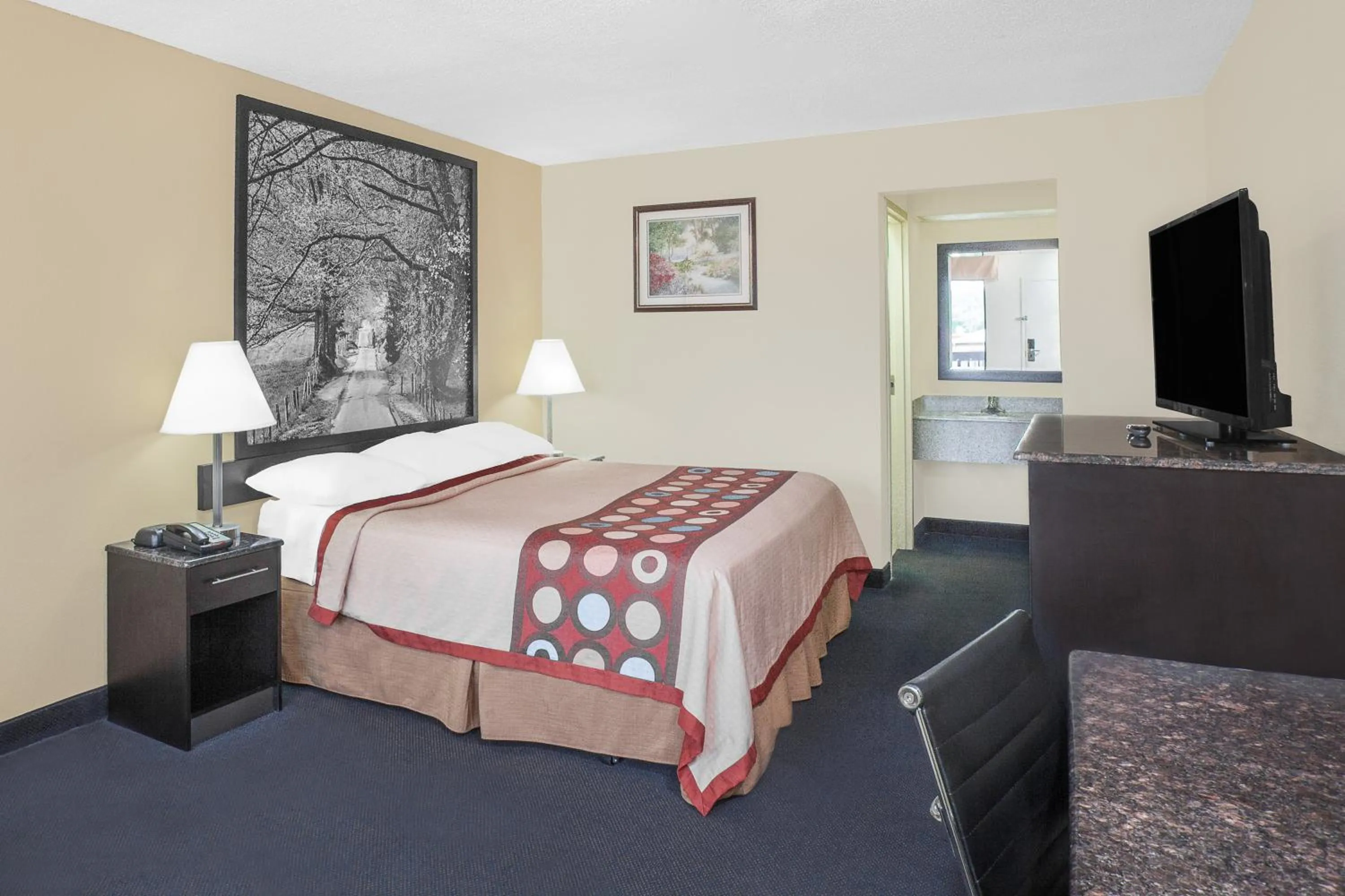 Bed in Super 8 by Wyndham Bulls Gap Greeneville Area