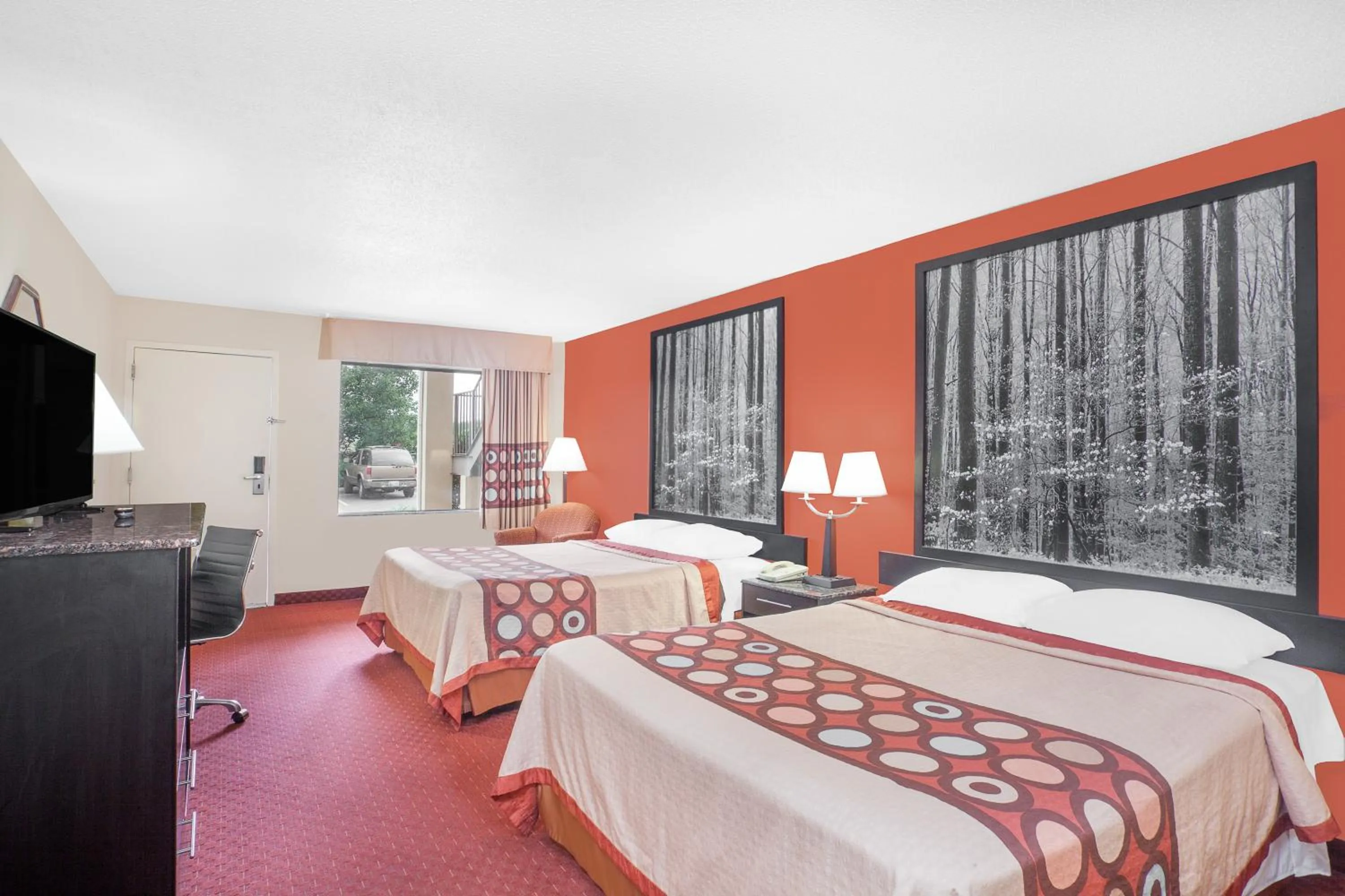 Bed in Super 8 by Wyndham Bulls Gap Greeneville Area