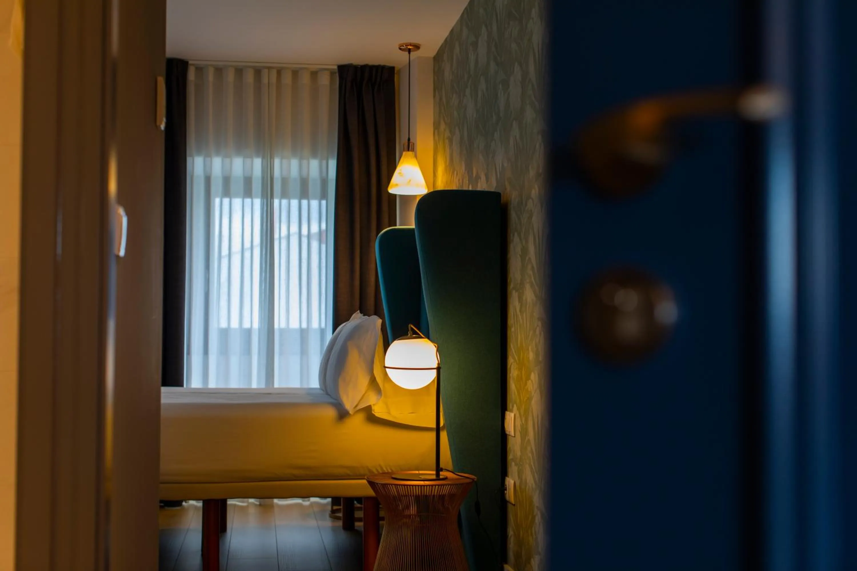 Decorative detail, Bed in HOTEL JAVIER MONTERO