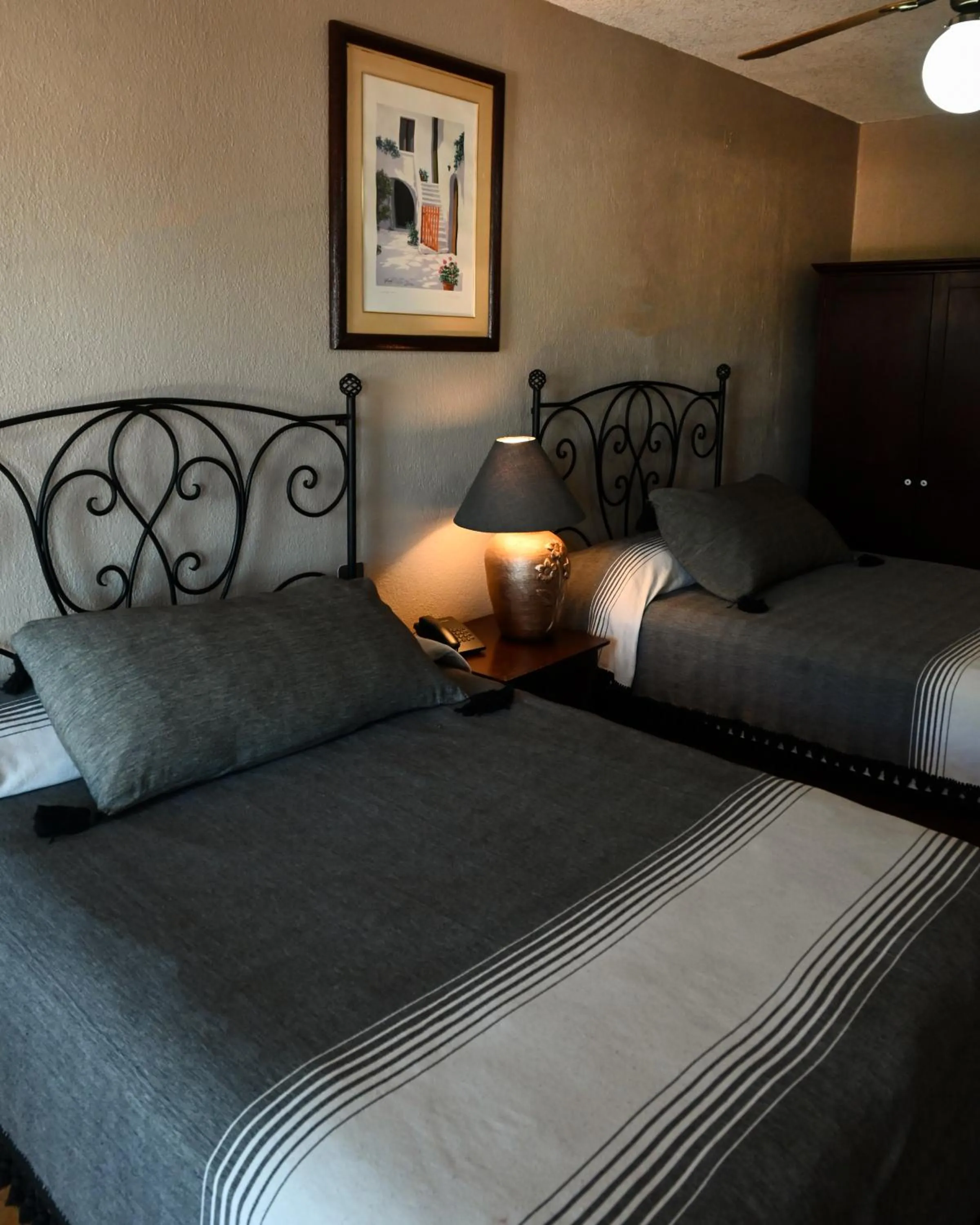 Bed in Hotel Hacienda