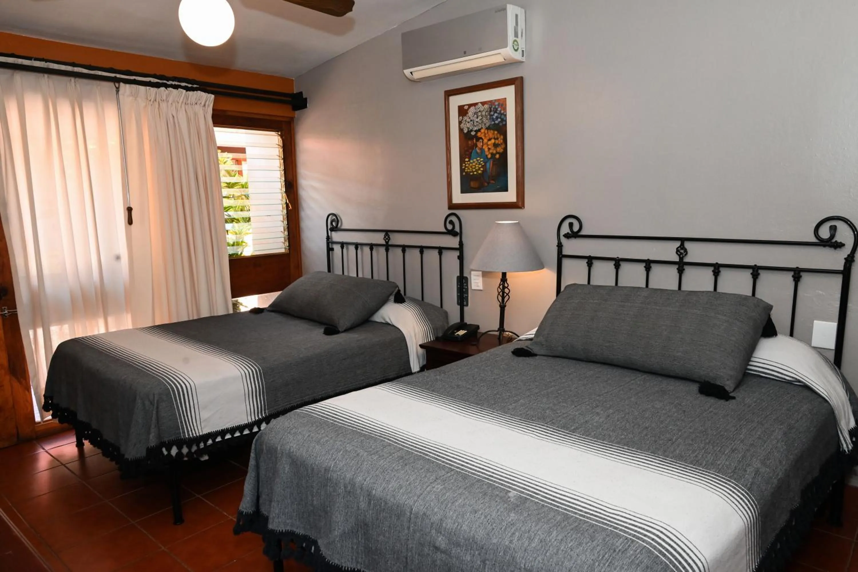 Bed in Hotel Hacienda