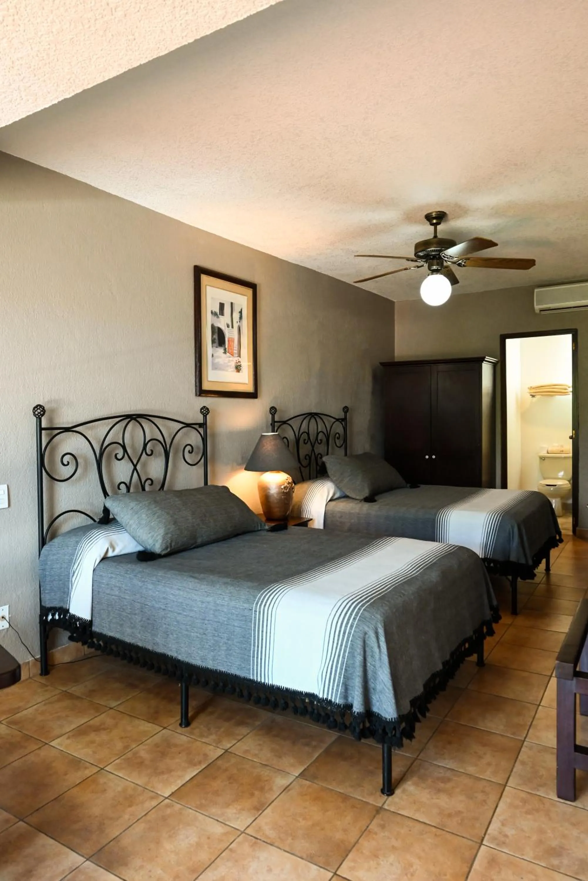 Bed in Hotel Hacienda