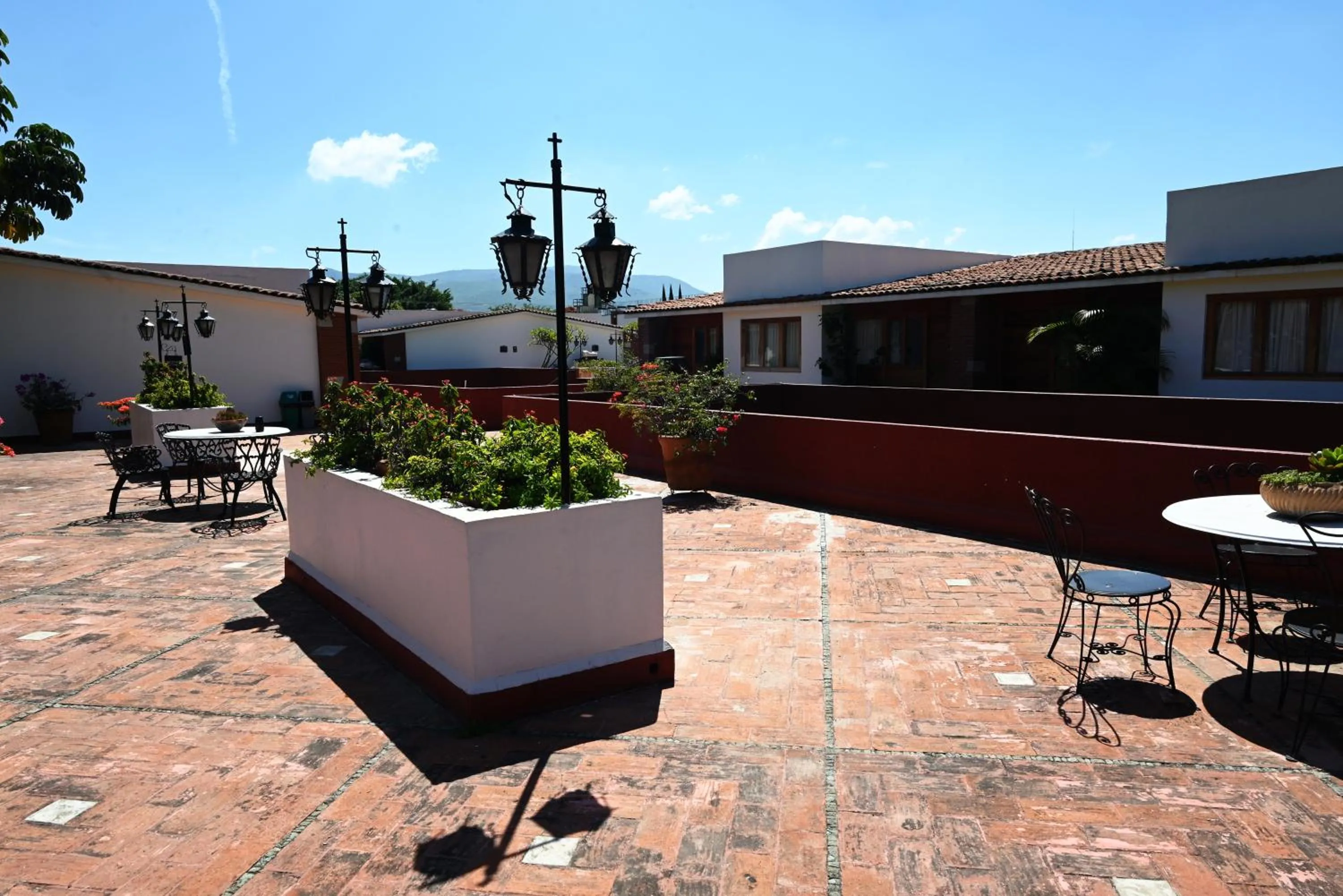Patio in Hotel Hacienda