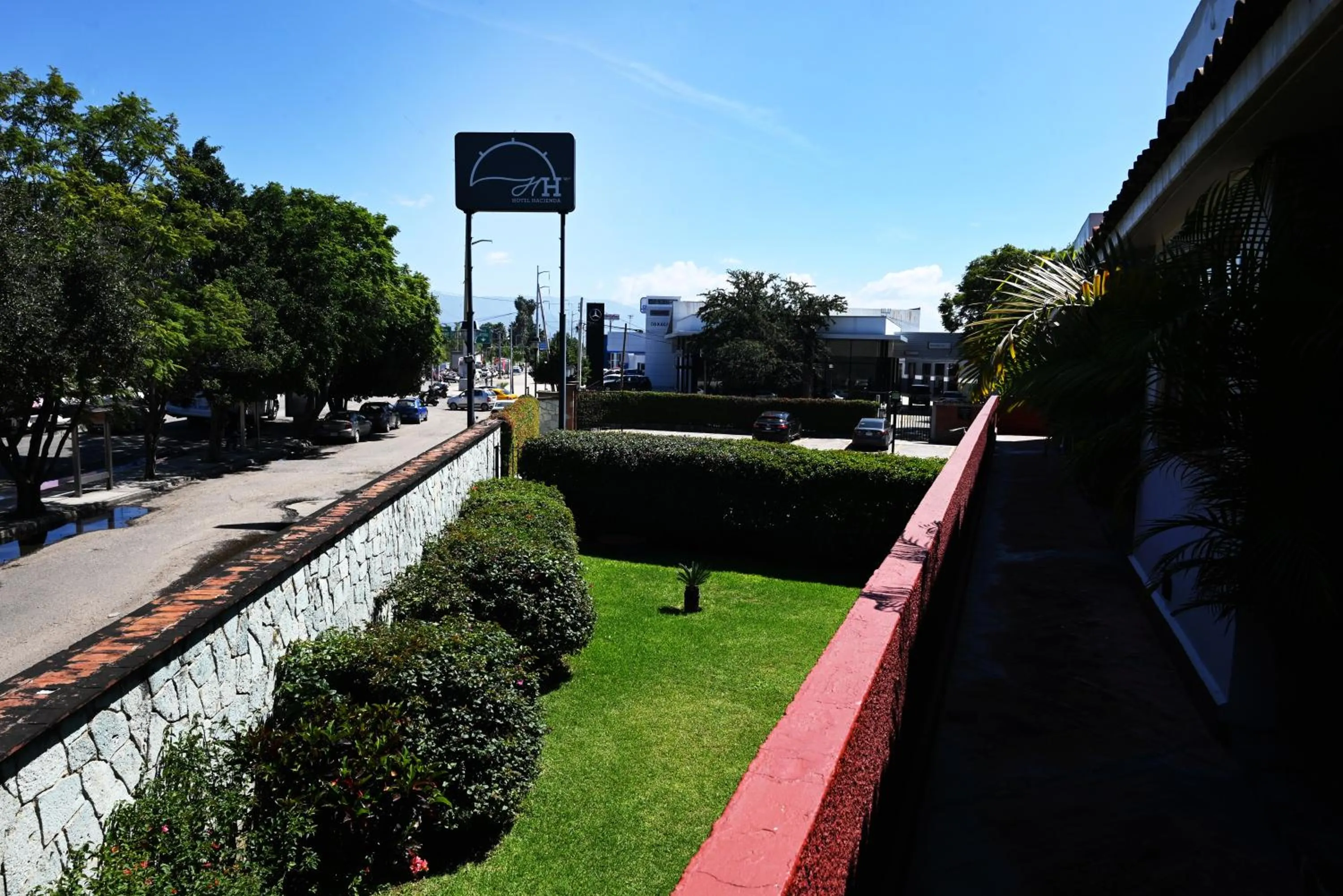Street view in Hotel Hacienda