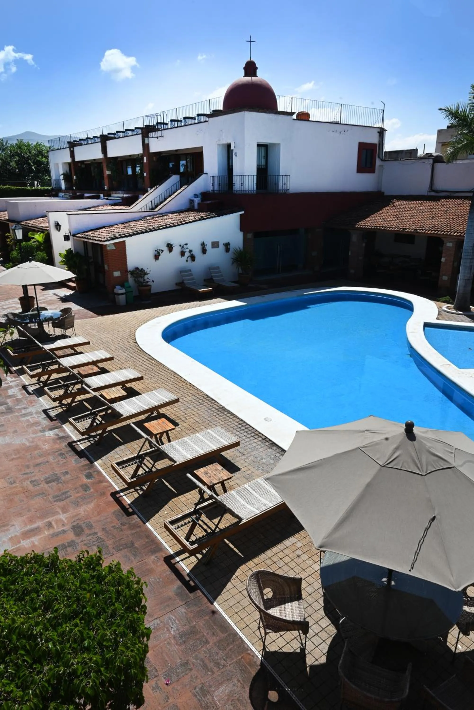 Patio in Hotel Hacienda
