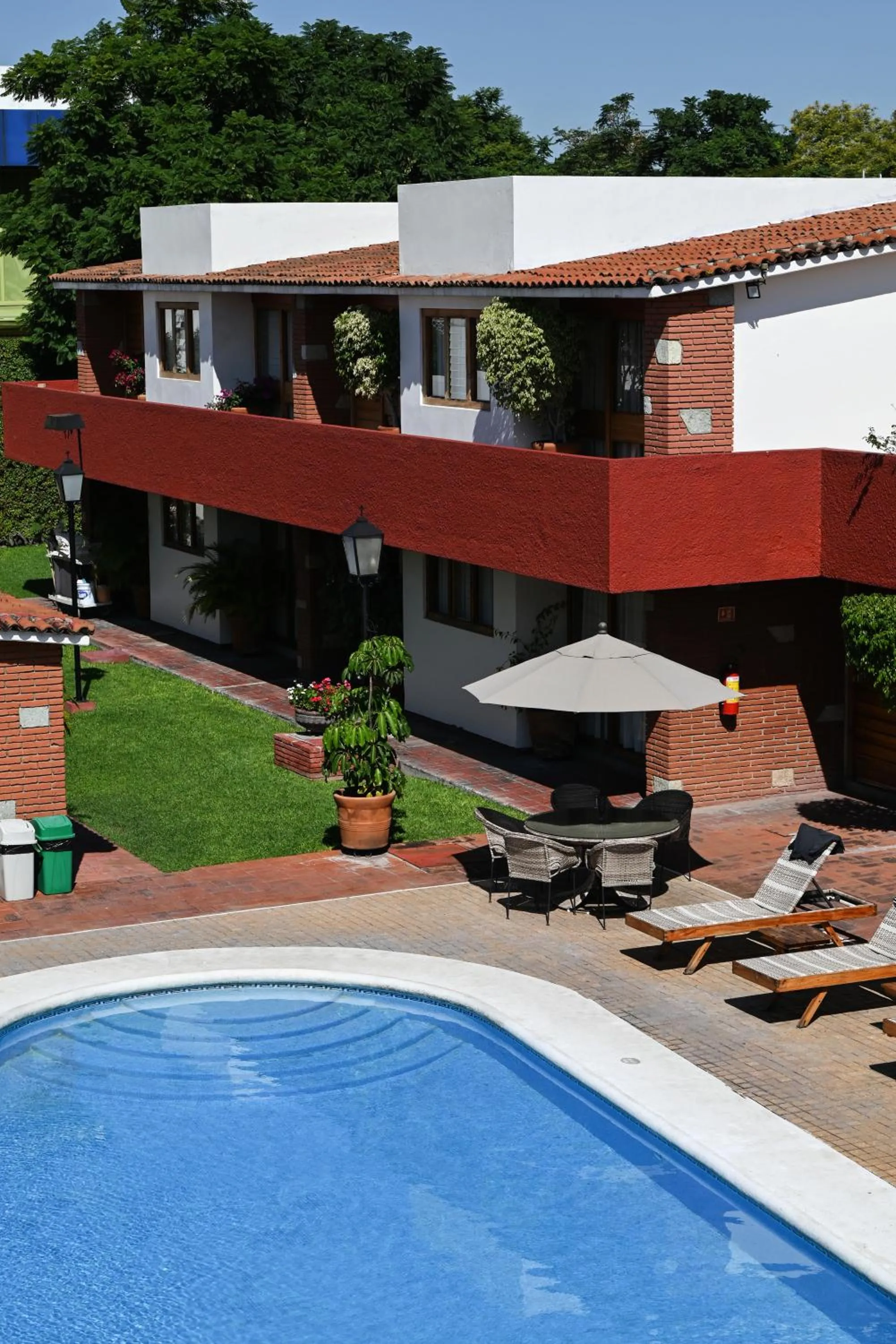 Patio in Hotel Hacienda